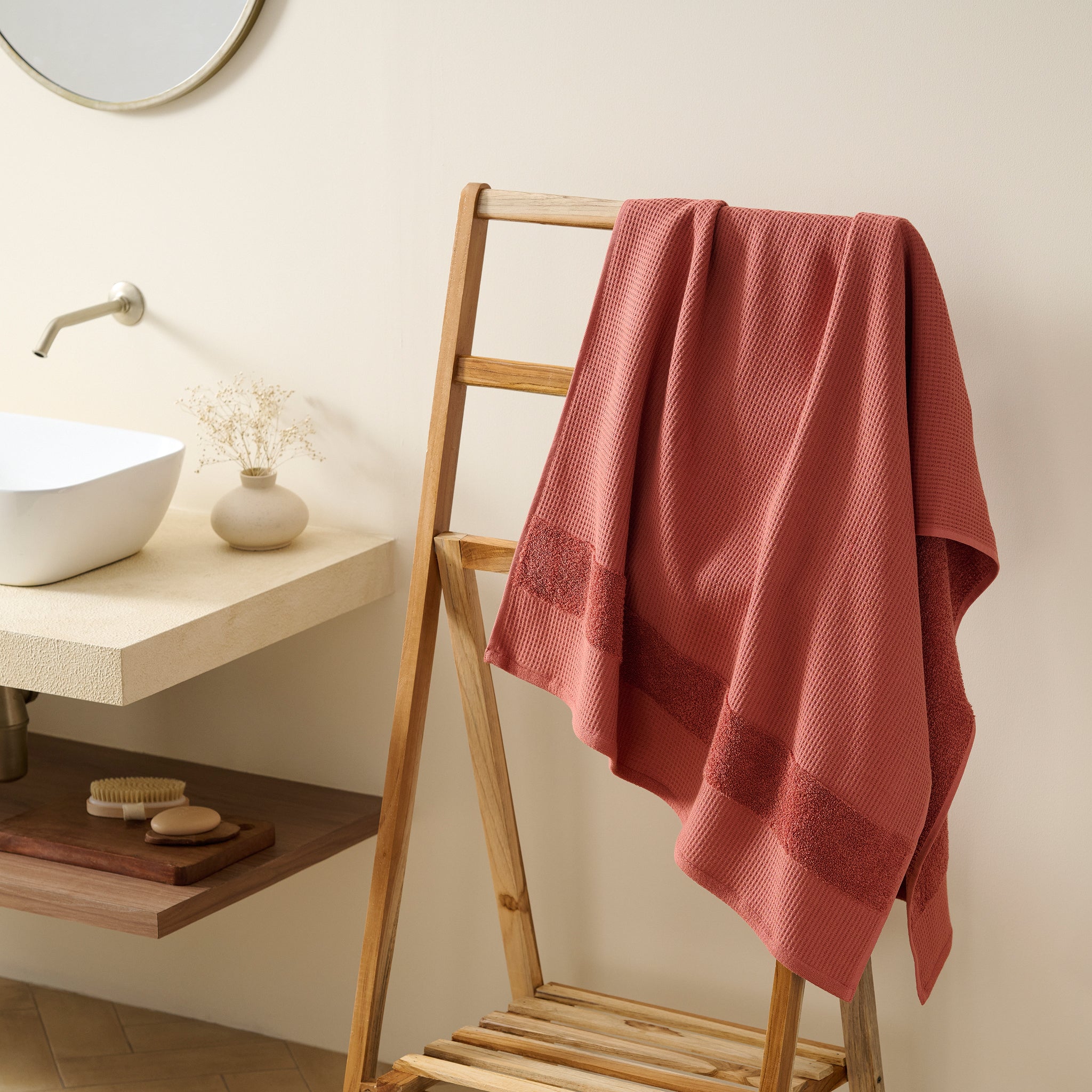 Pocket Square | Cotton | Waffle Terry | Bath Towel