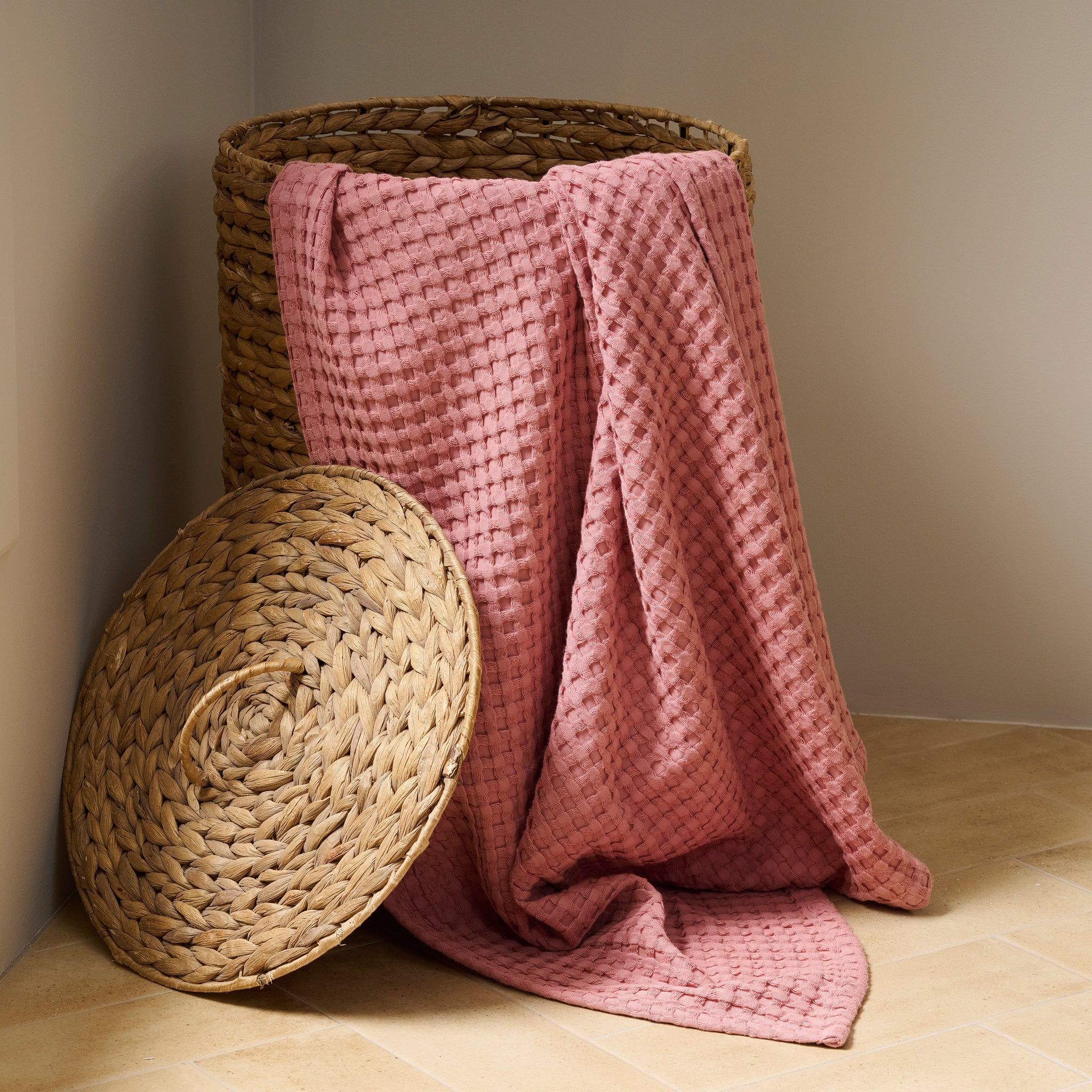 Chalk | Cotton | Waffle | XL Bath Towel