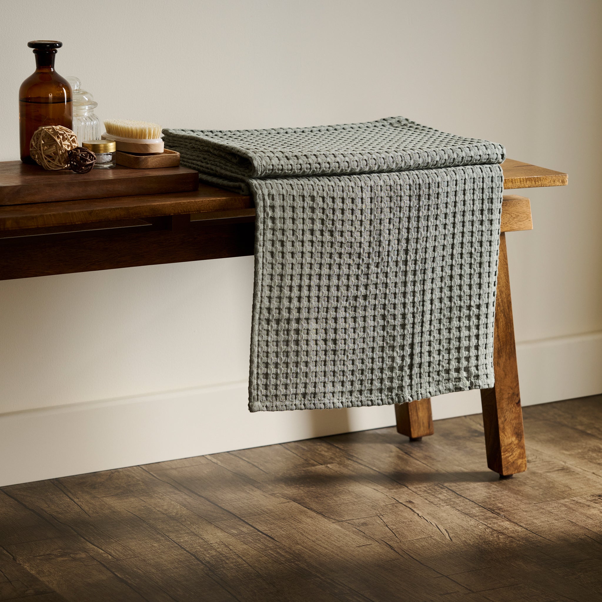 Mosaic | Cotton Bamboo | Waffle | Bath Towel