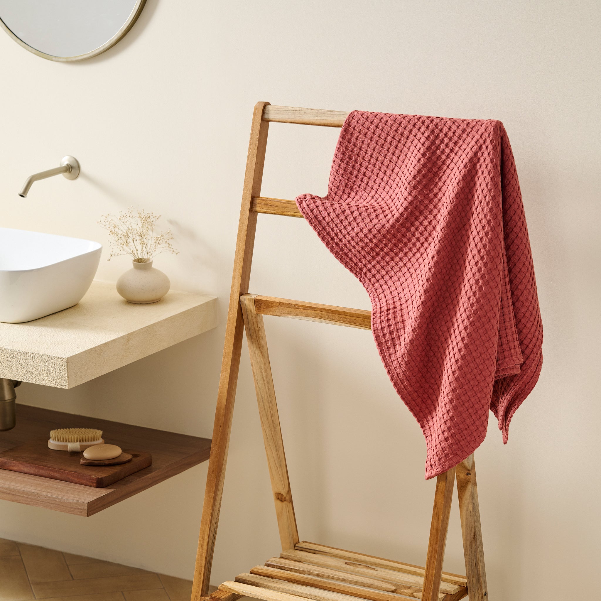 Mosaic | Cotton Bamboo | Waffle | Bath Set
