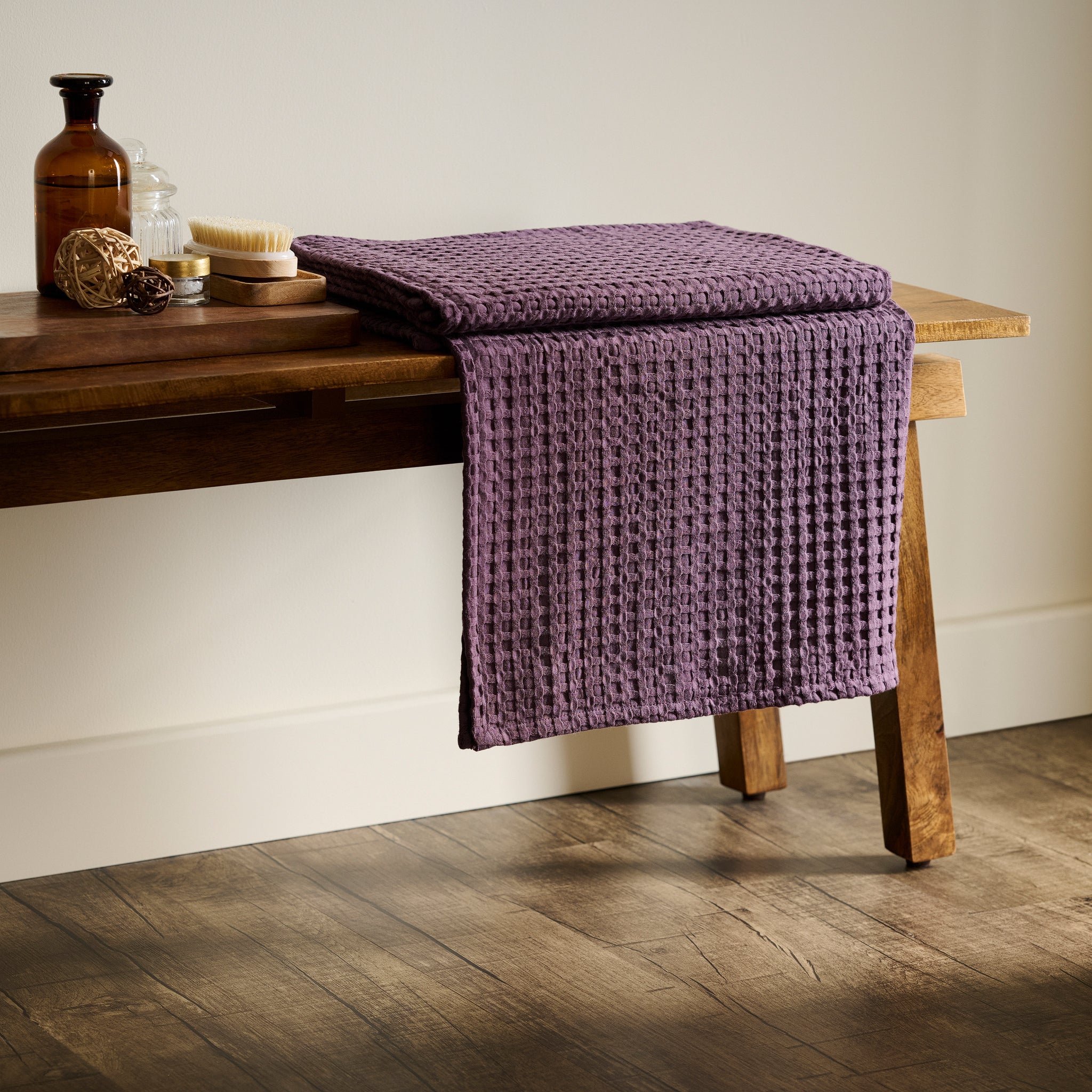 Mosaic | Cotton Bamboo | Waffle | Bath Towel