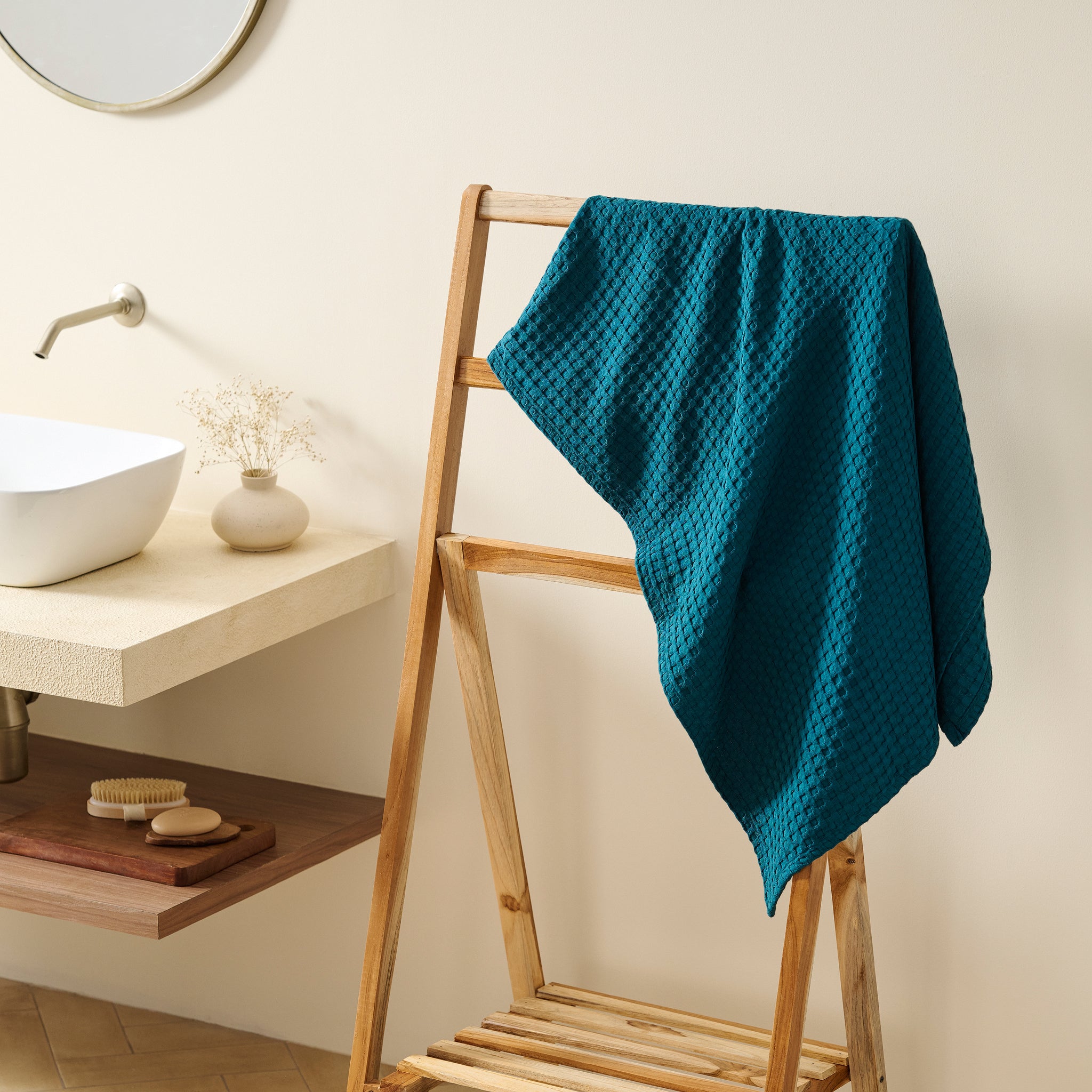 Mosaic | Cotton Bamboo | Waffle | Bath Set