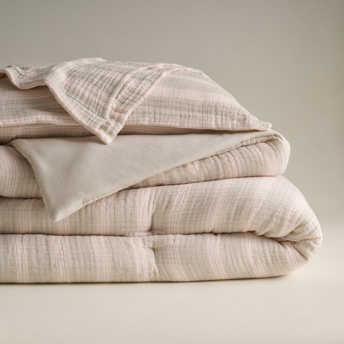 Louver | Cotton Bamboo | Gauze | Bed Set