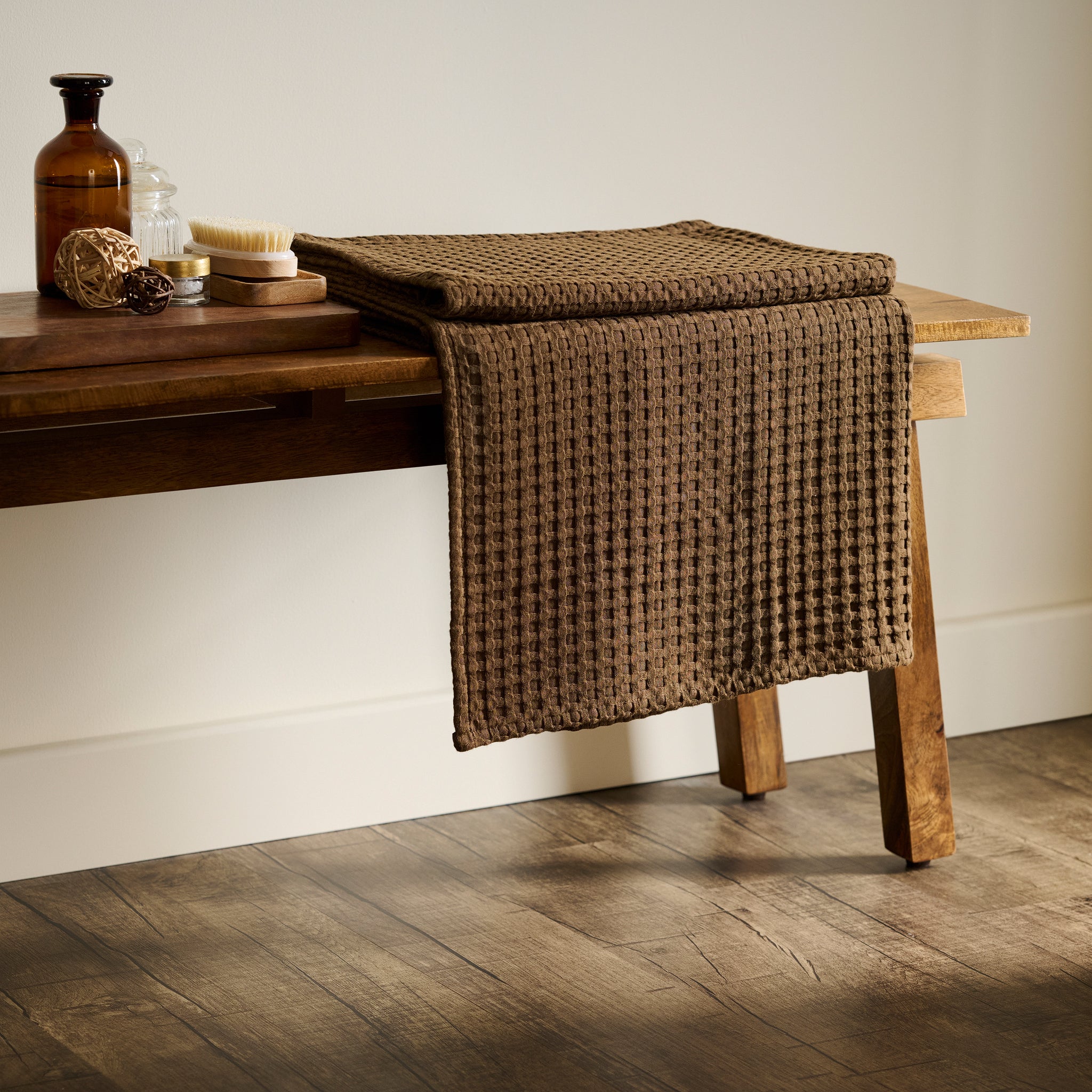 Mosaic | Cotton Bamboo | Waffle | Bath Towel