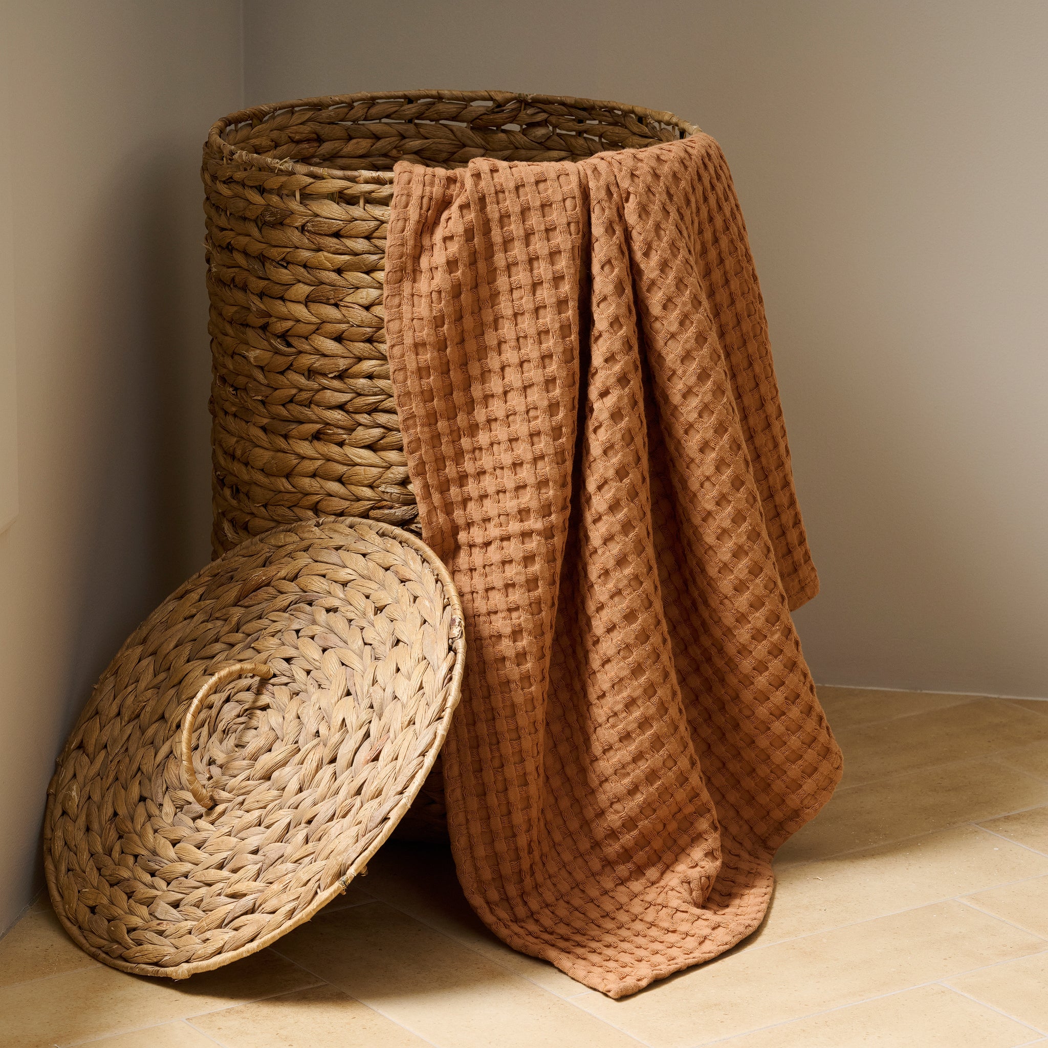 Chalk | Cotton | Waffle | XL Bath Towel