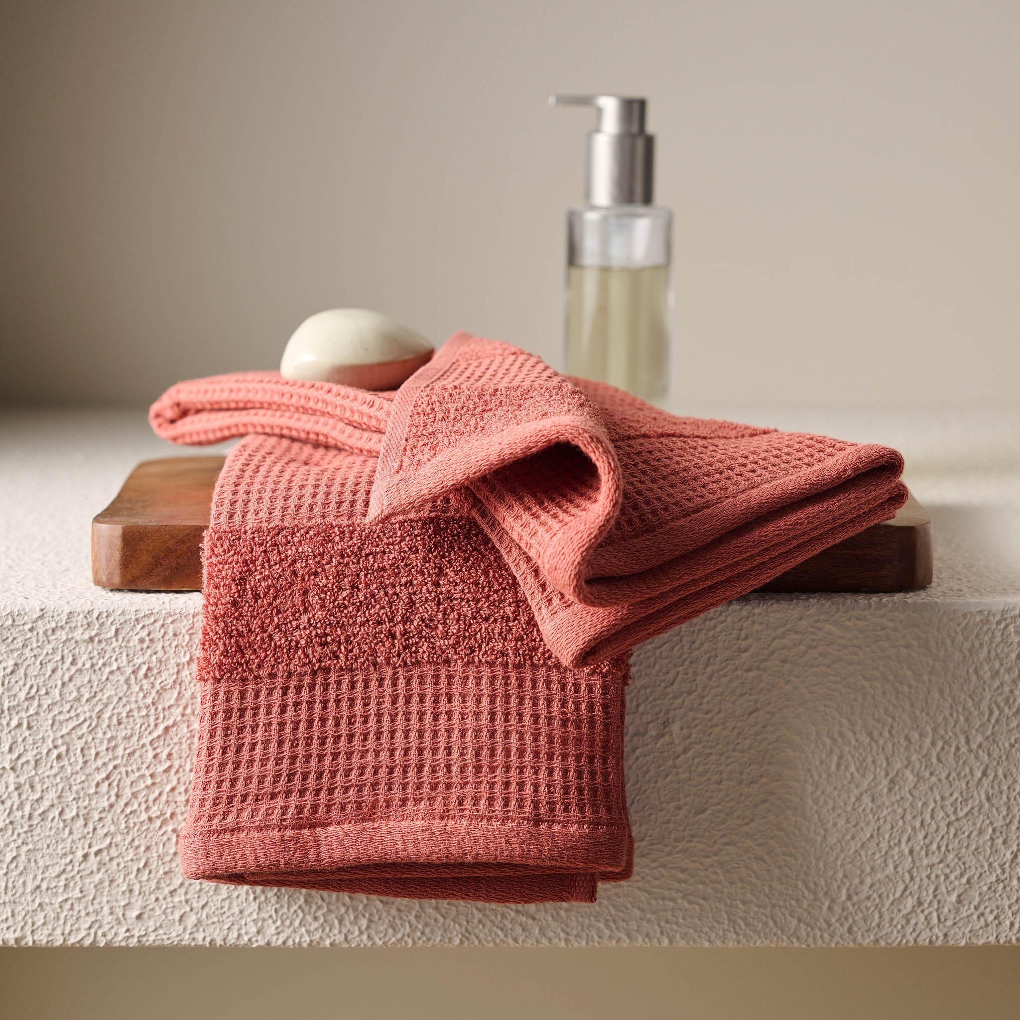 Pocket Square | Cotton | Waffle Terry | Bath Set