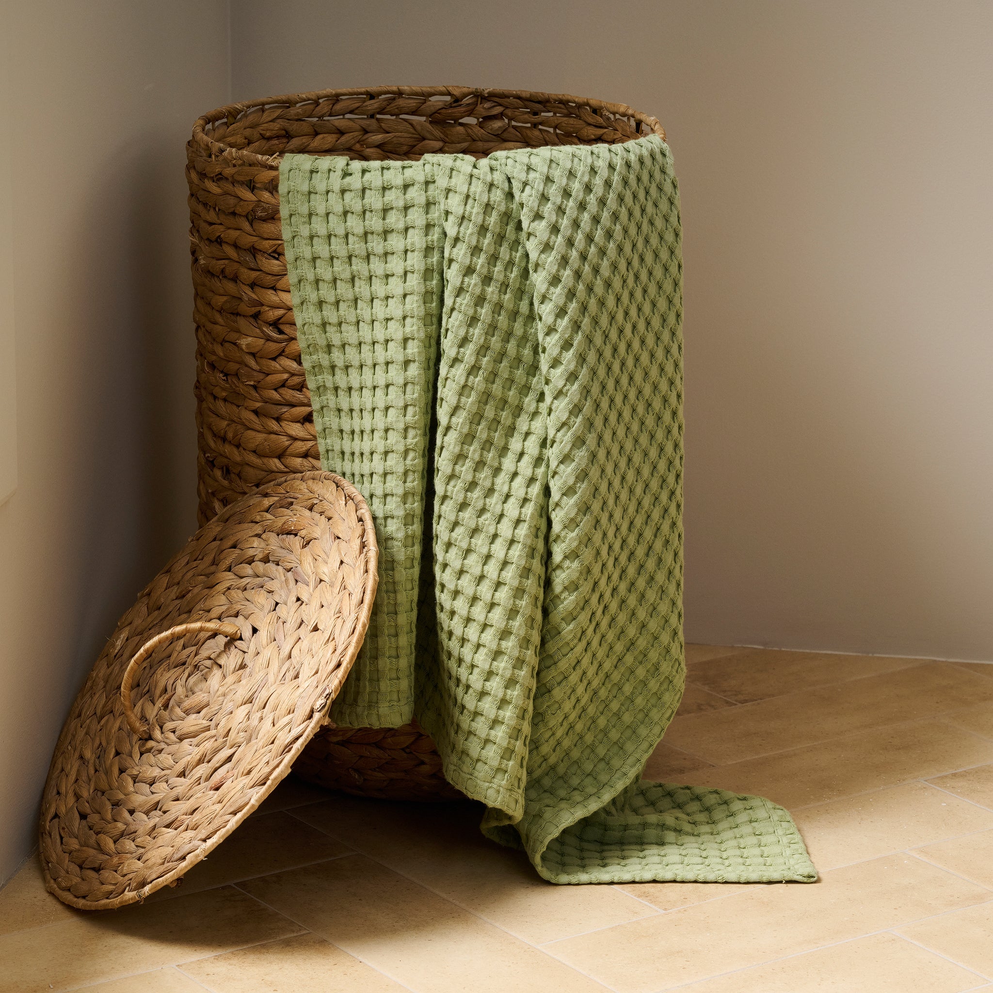 Chalk | Cotton | Waffle | XL Bath Towel