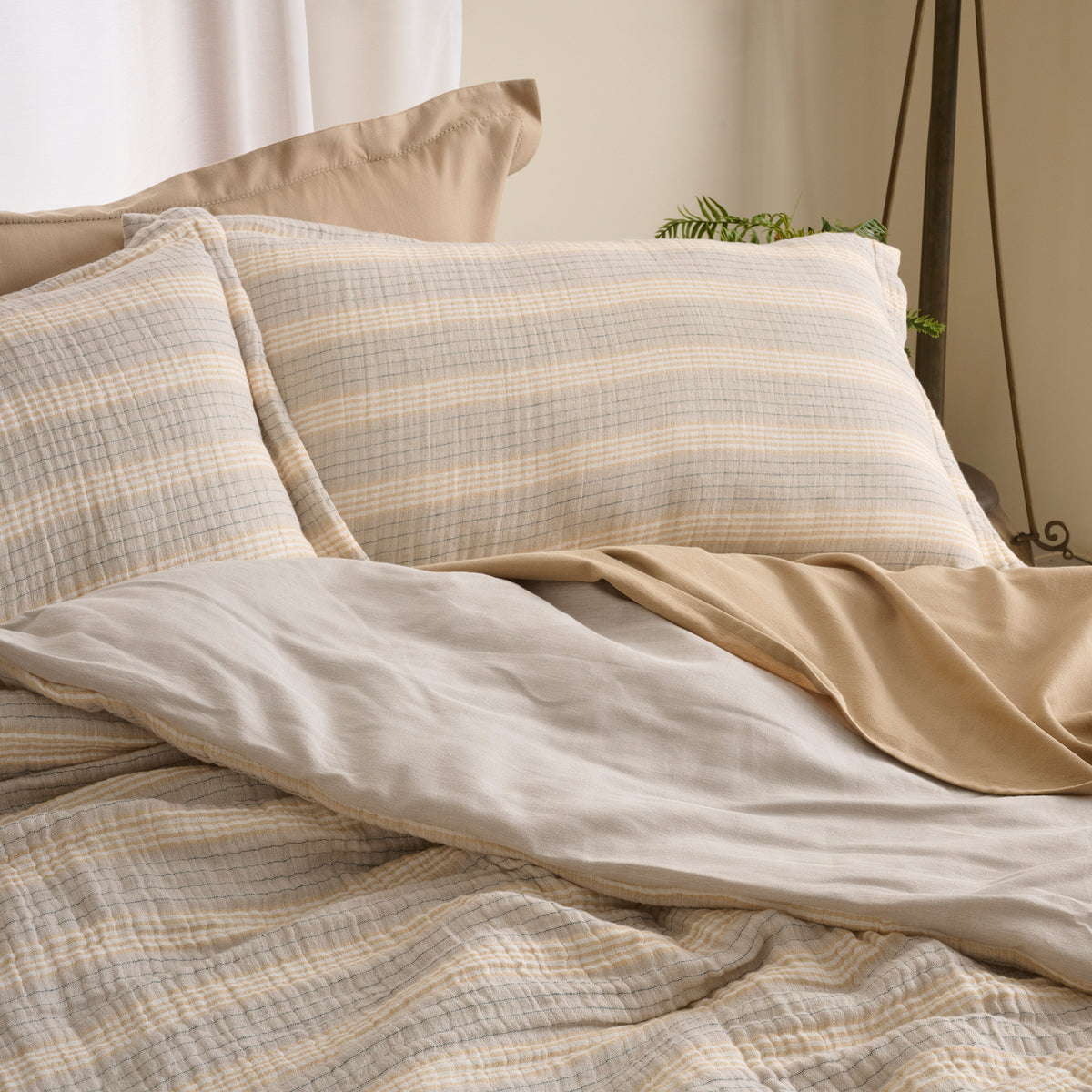 Louver | Cotton Bamboo | Gauze | Bed Set