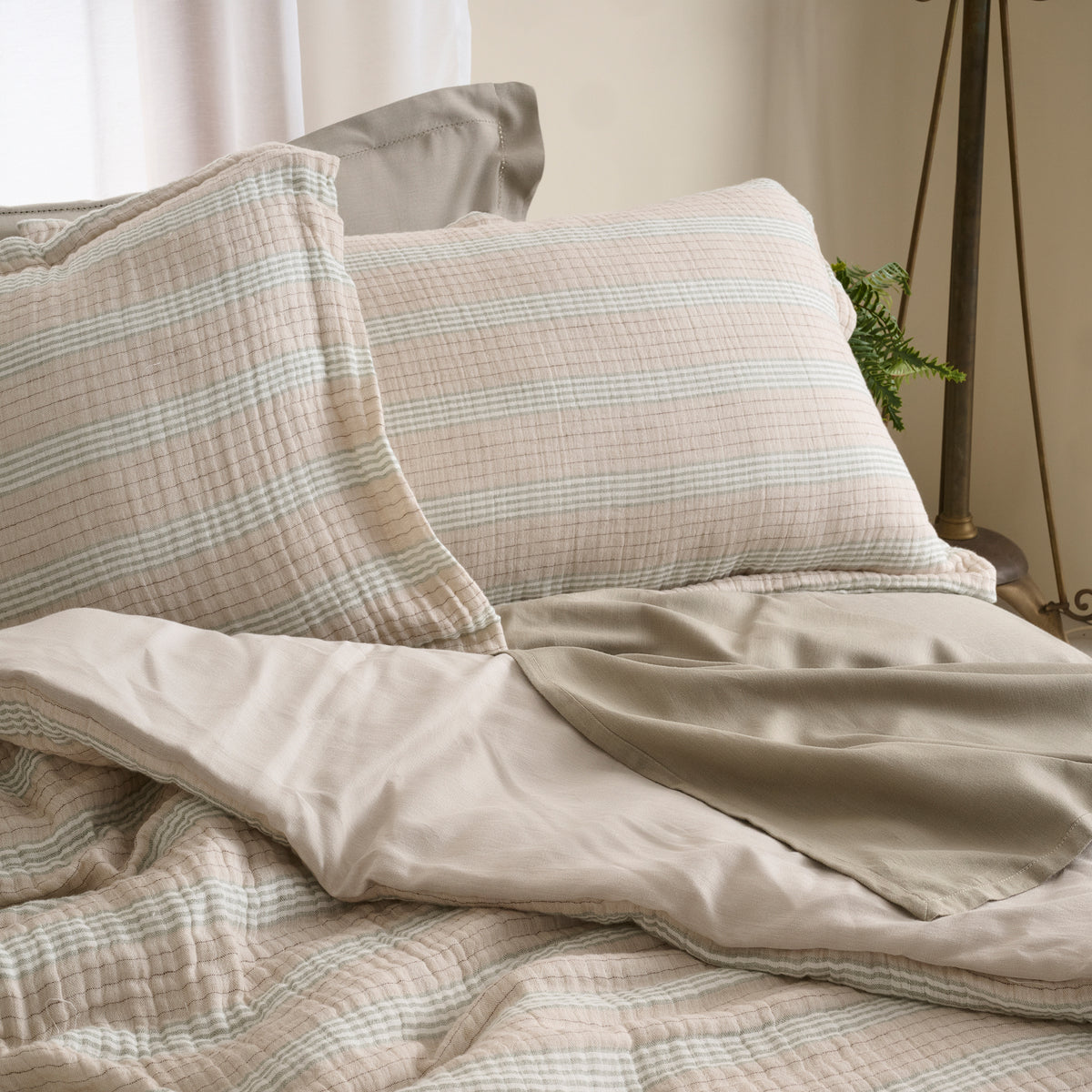 Louver | Cotton Bamboo | Gauze | Bed Set