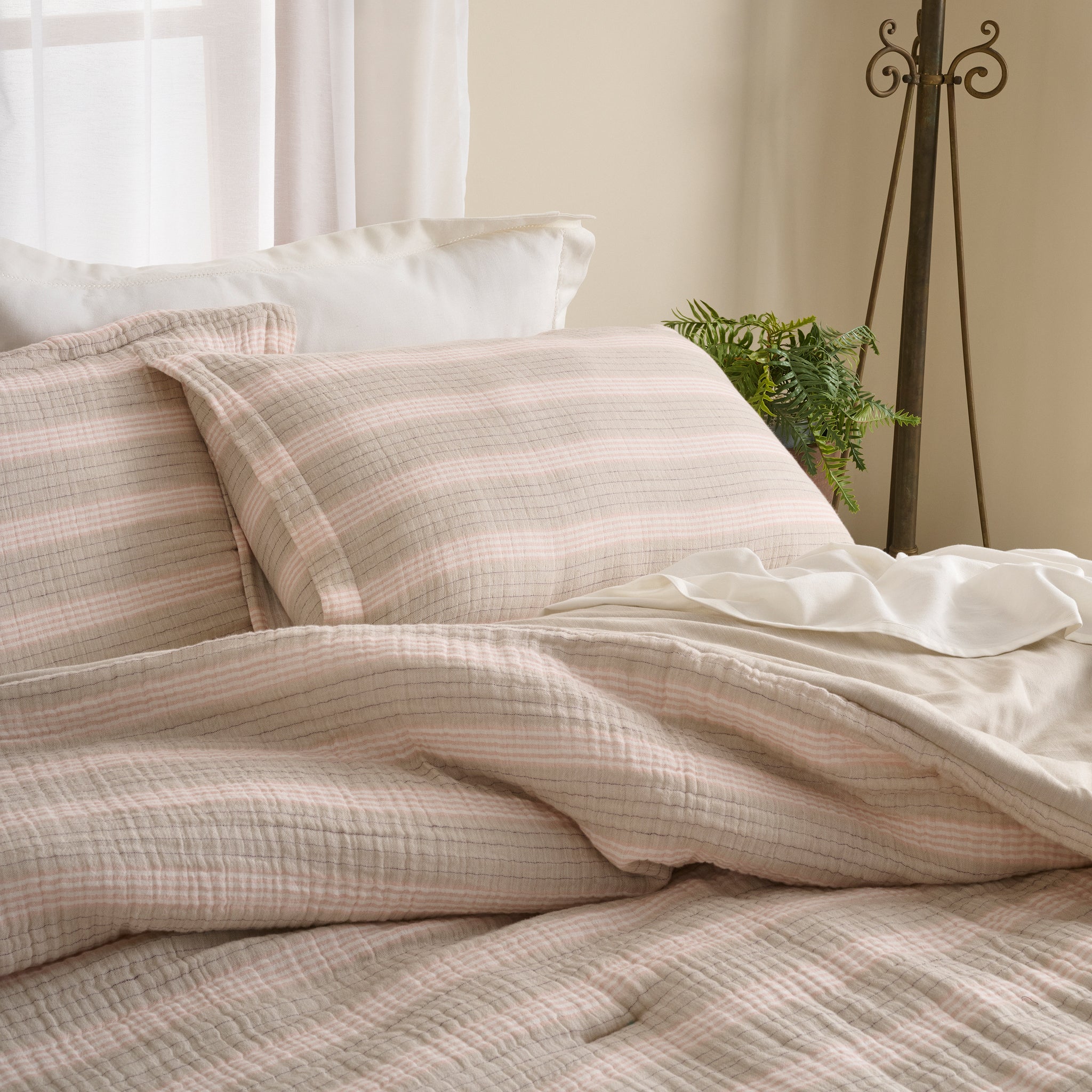 Louver | Cotton Bamboo | Gauze | Bed Set