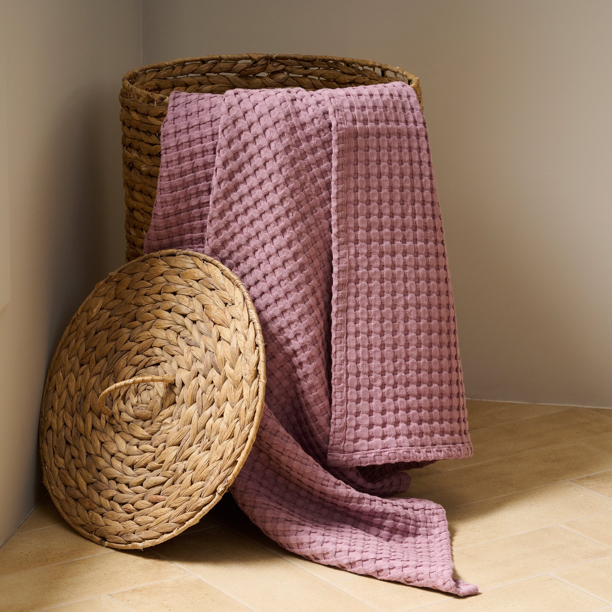 Chalk | Cotton | Waffle | XL Bath Towel