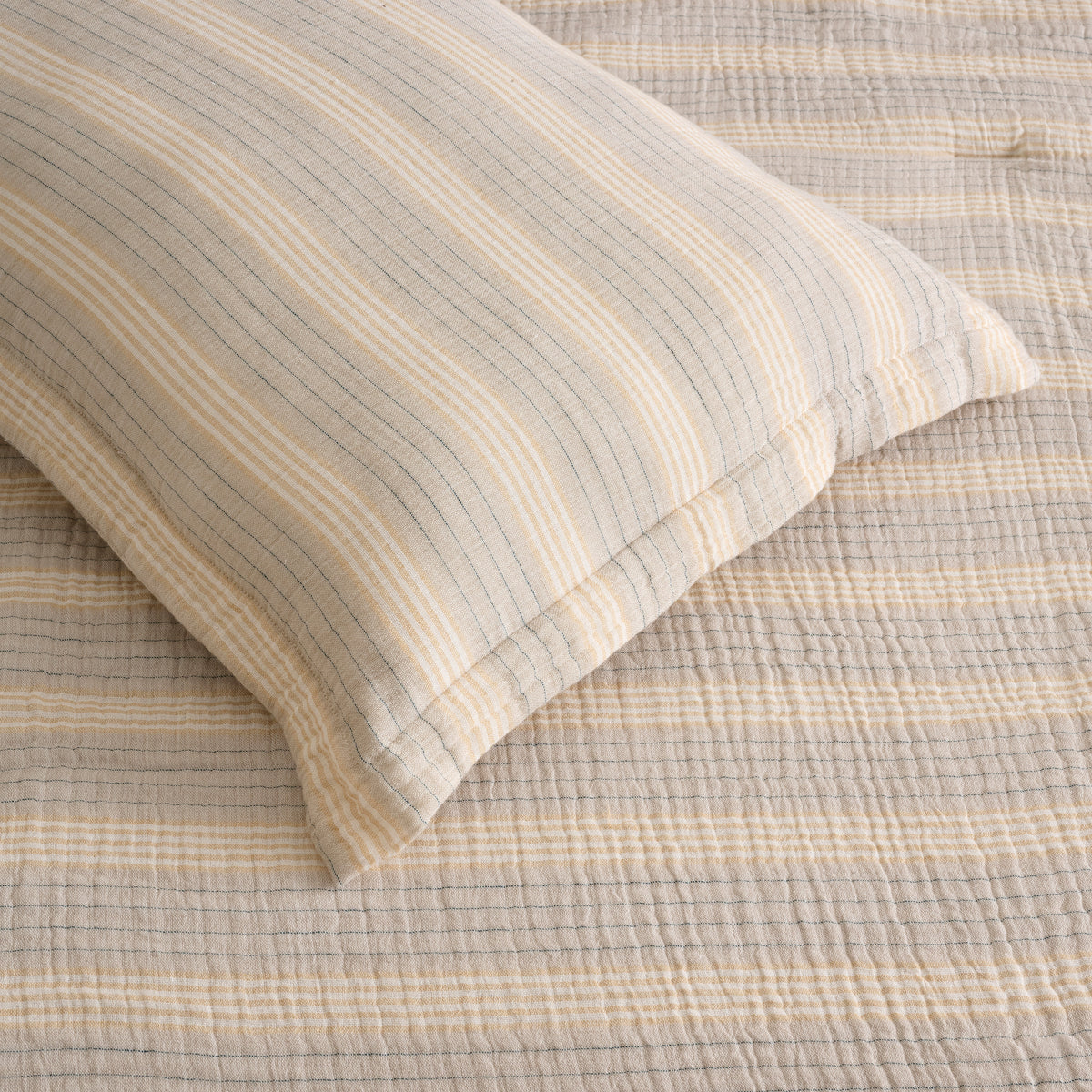 Louver | Cotton Bamboo | Gauze | Bed Set