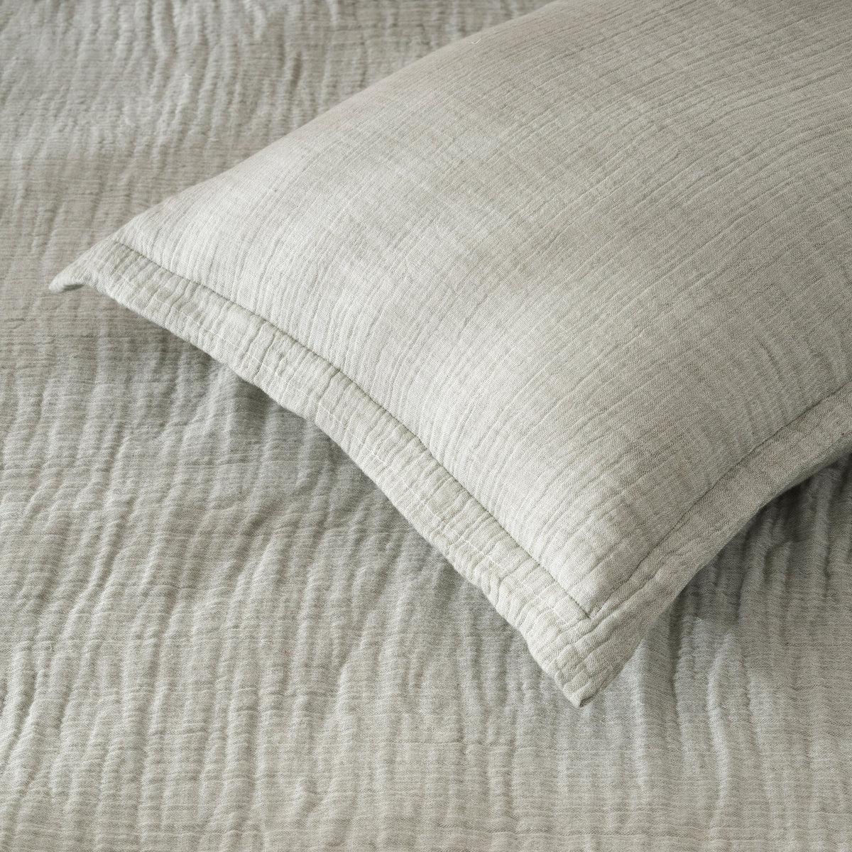 Oyster | Cotton Bamboo | Gauze | Bed Set