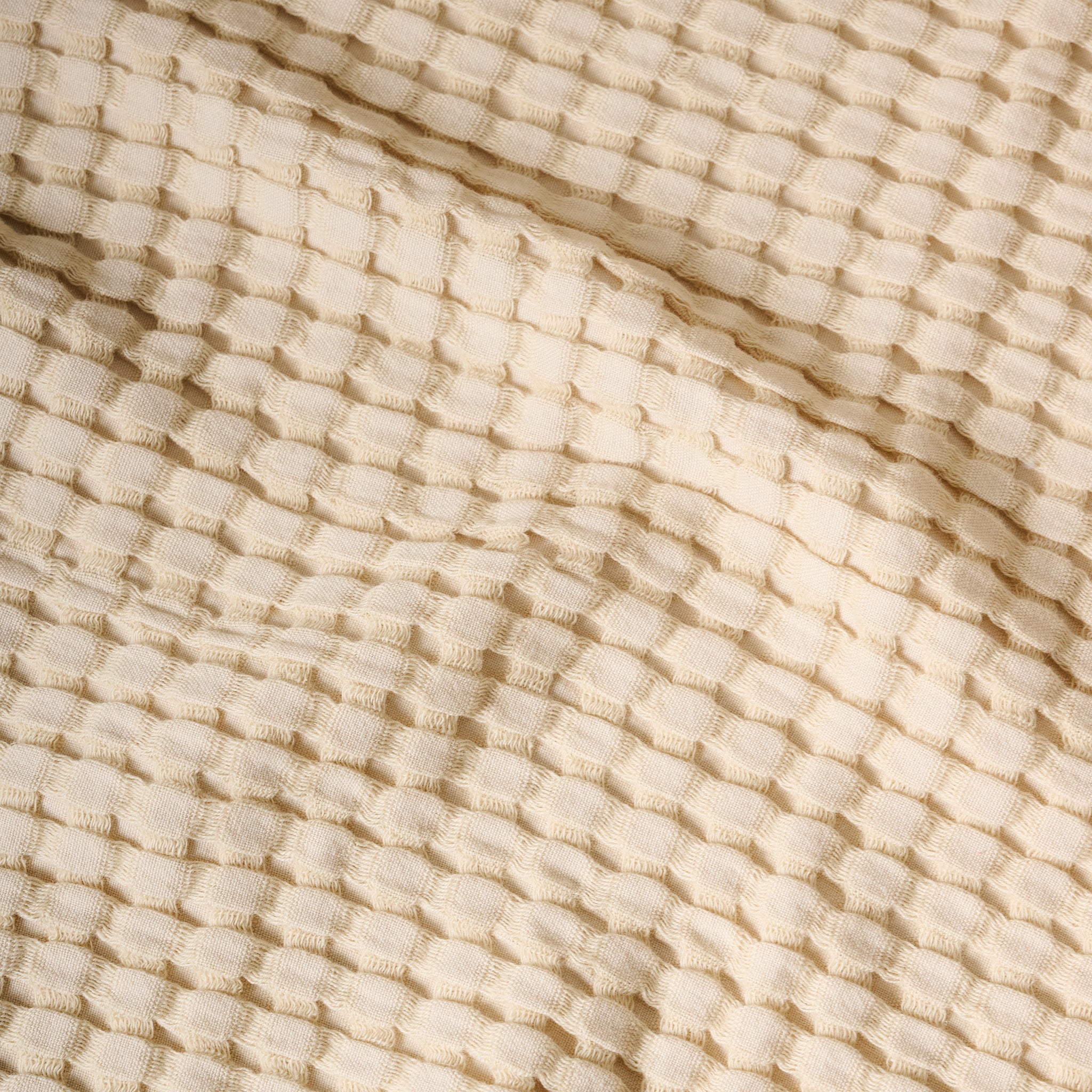 Chalk | Cotton | Waffle | XL Bath Towel
