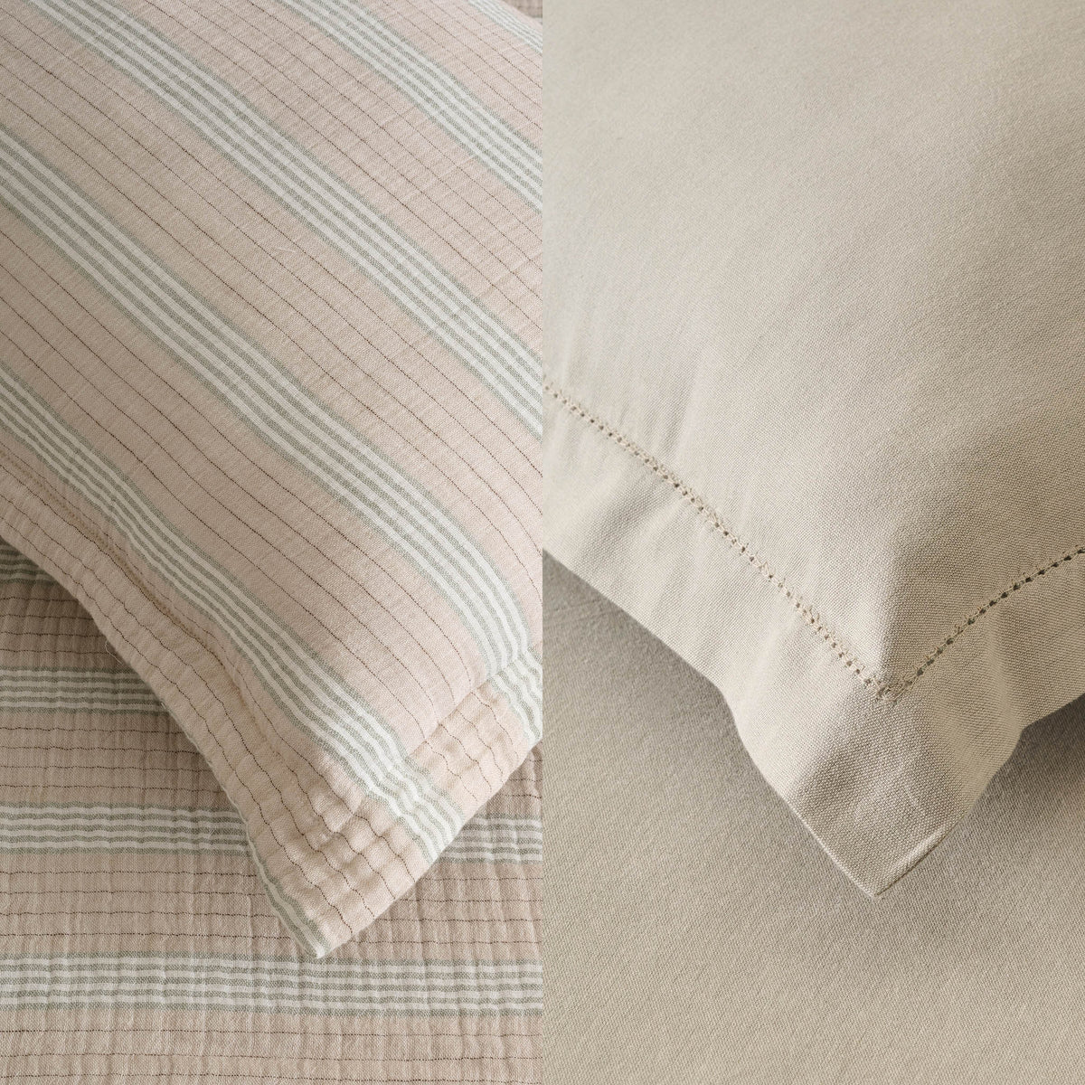 Louver | Cotton Bamboo | Gauze | Bed Set