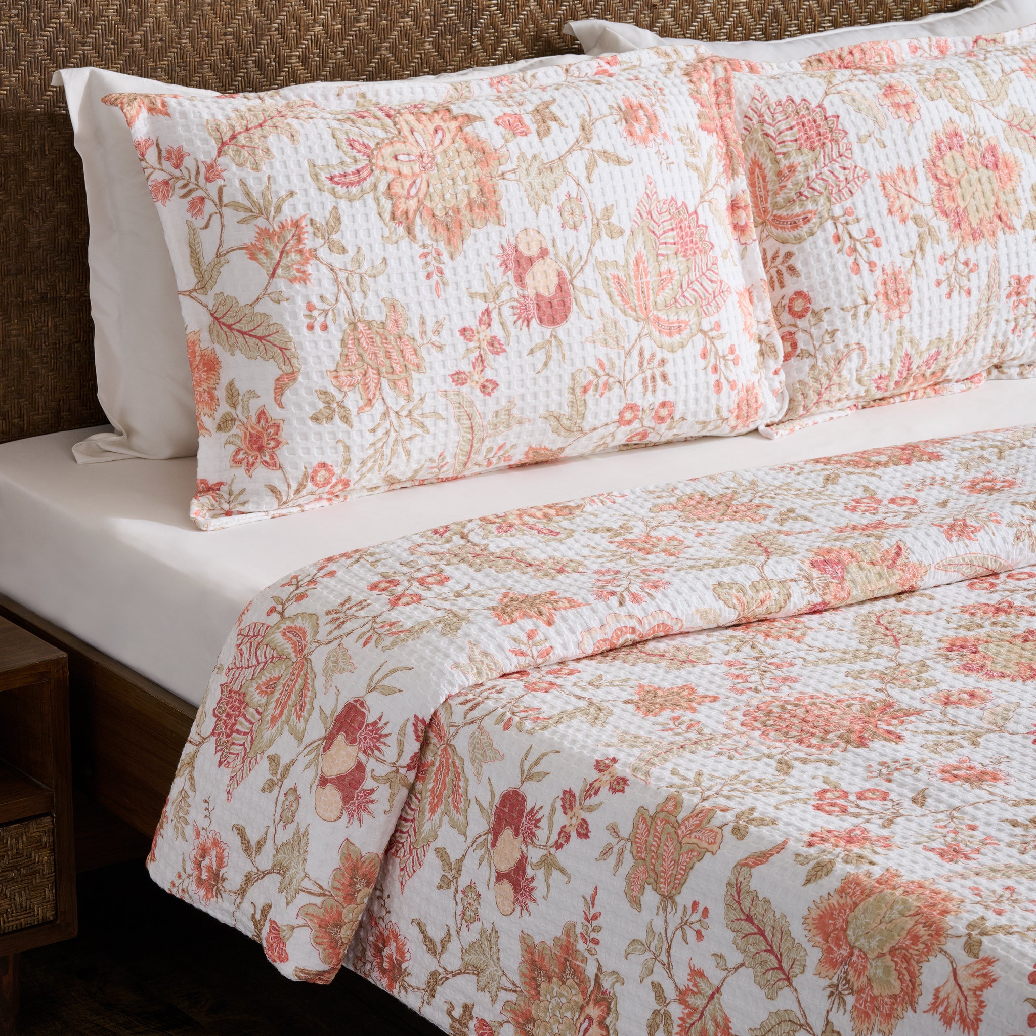 Garden Bed | Cotton | Waffle Printed | Comforter