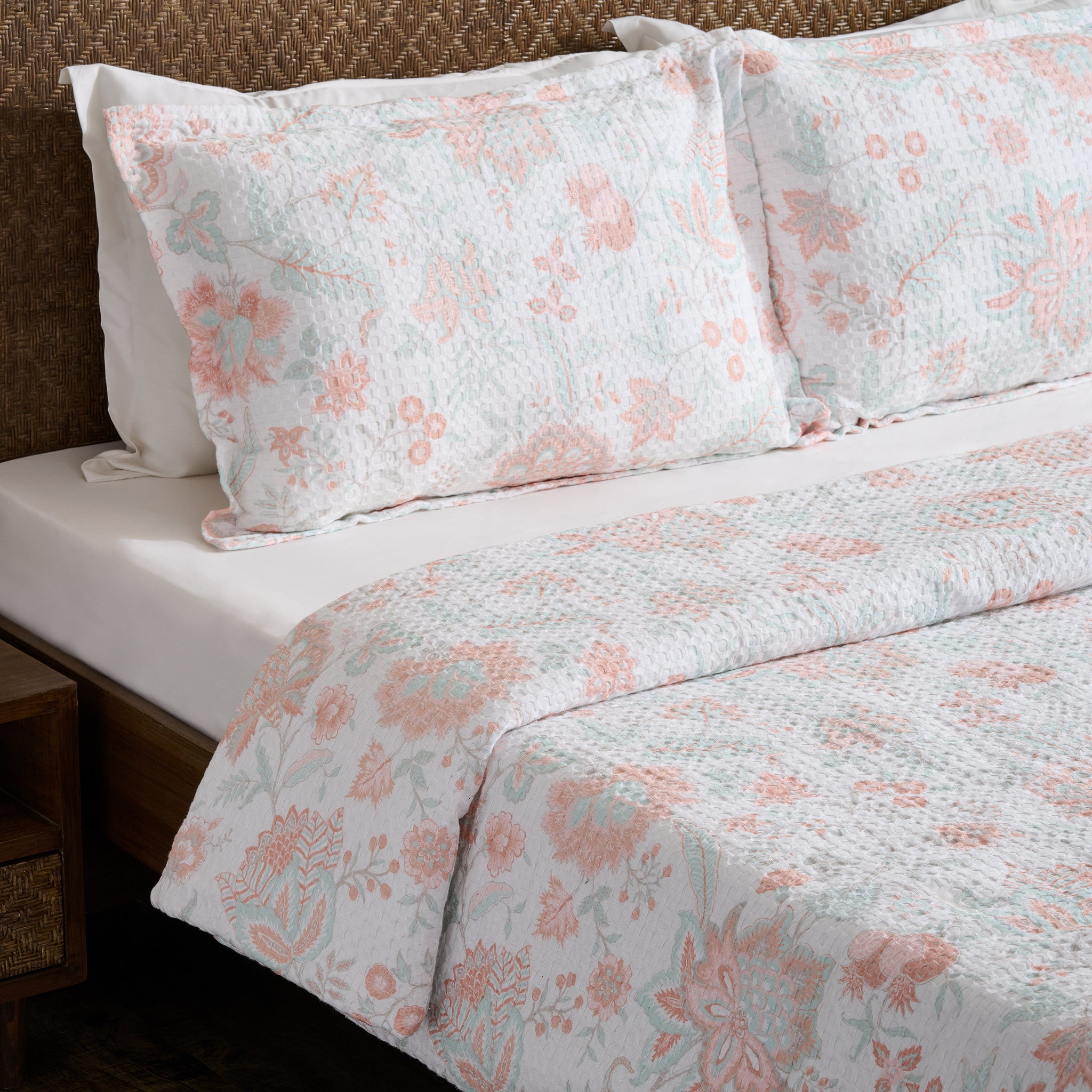 Garden Bed | Cotton | Waffle Printed | Comforter