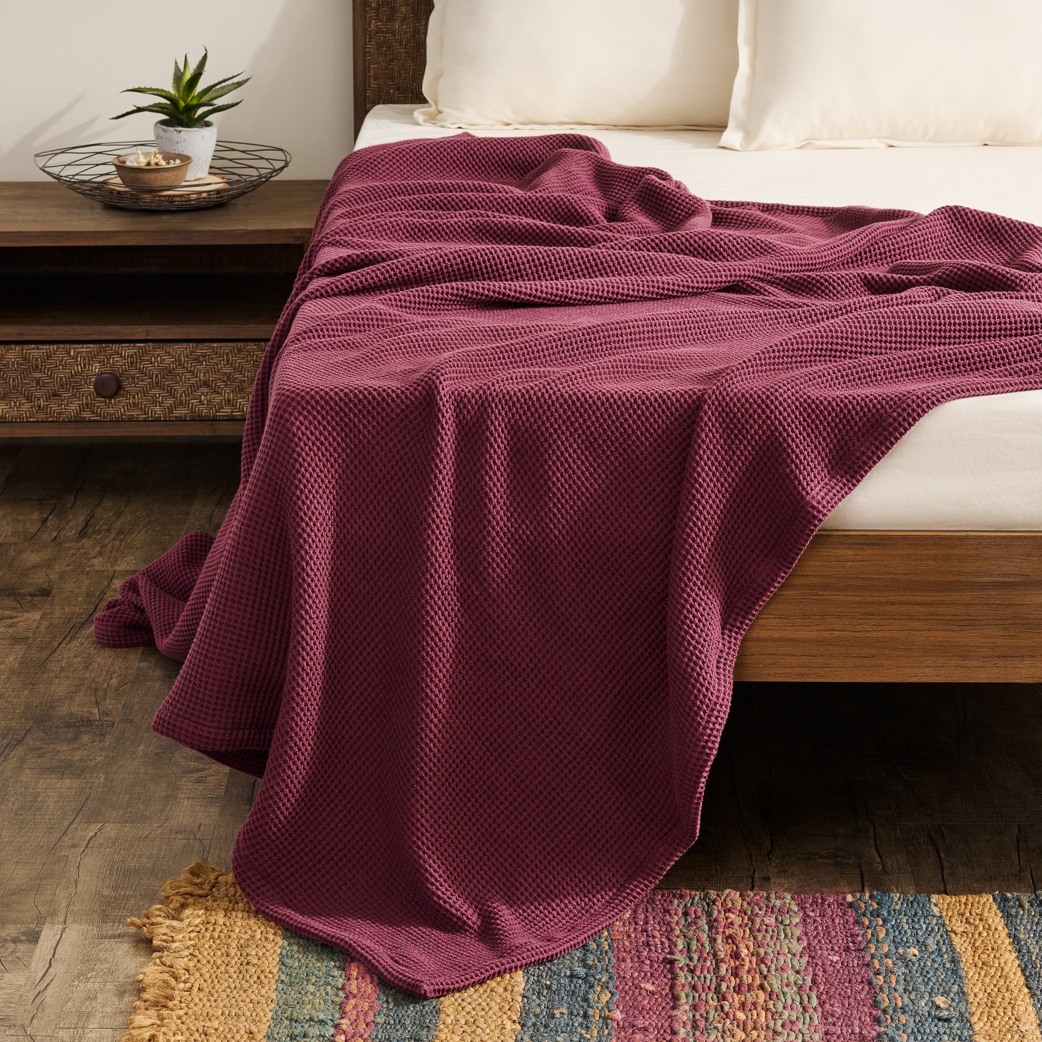 Soft Smock | Cotton | Waffle | Blanket