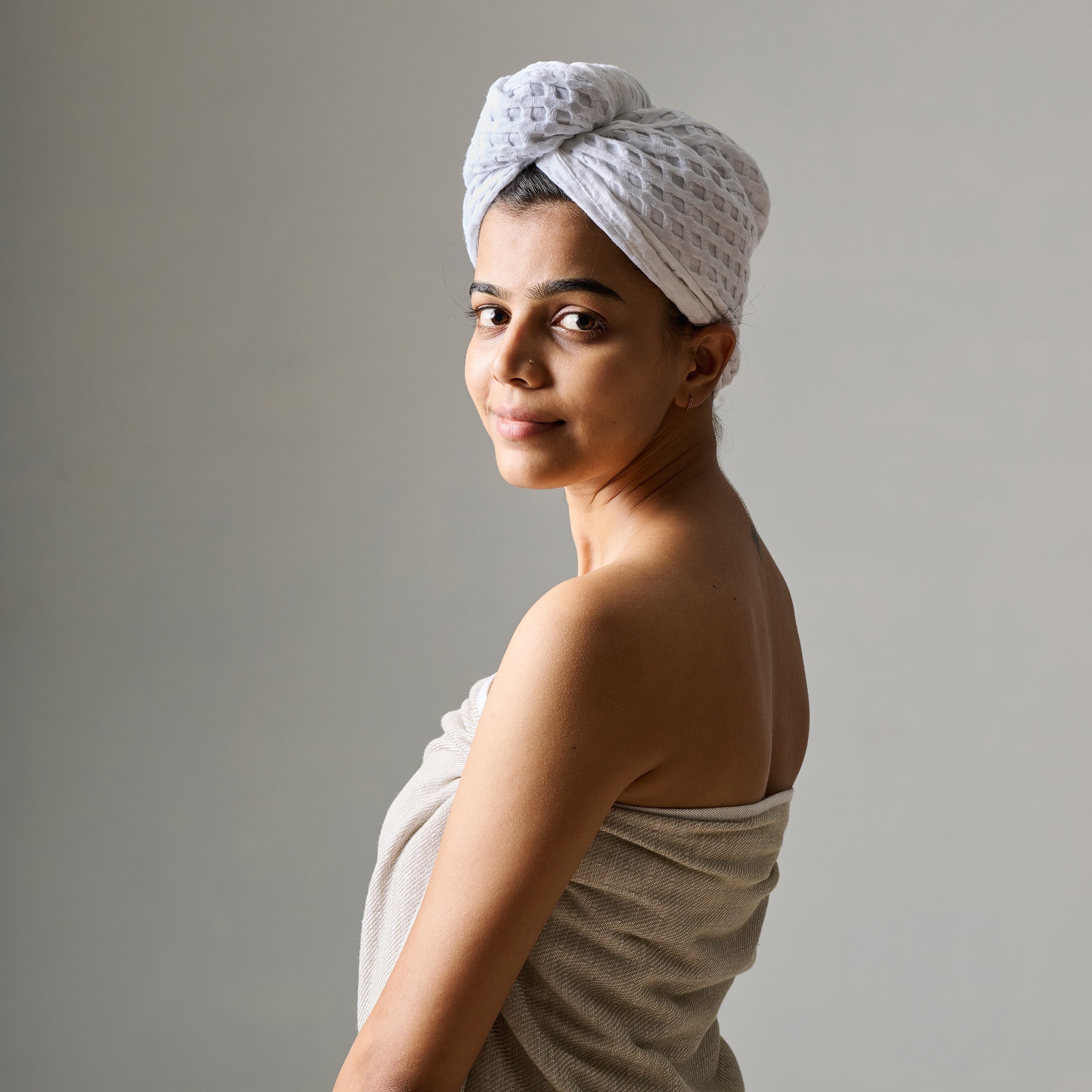 Tress Wrap | Cotton | Waffle | Hair Wrap