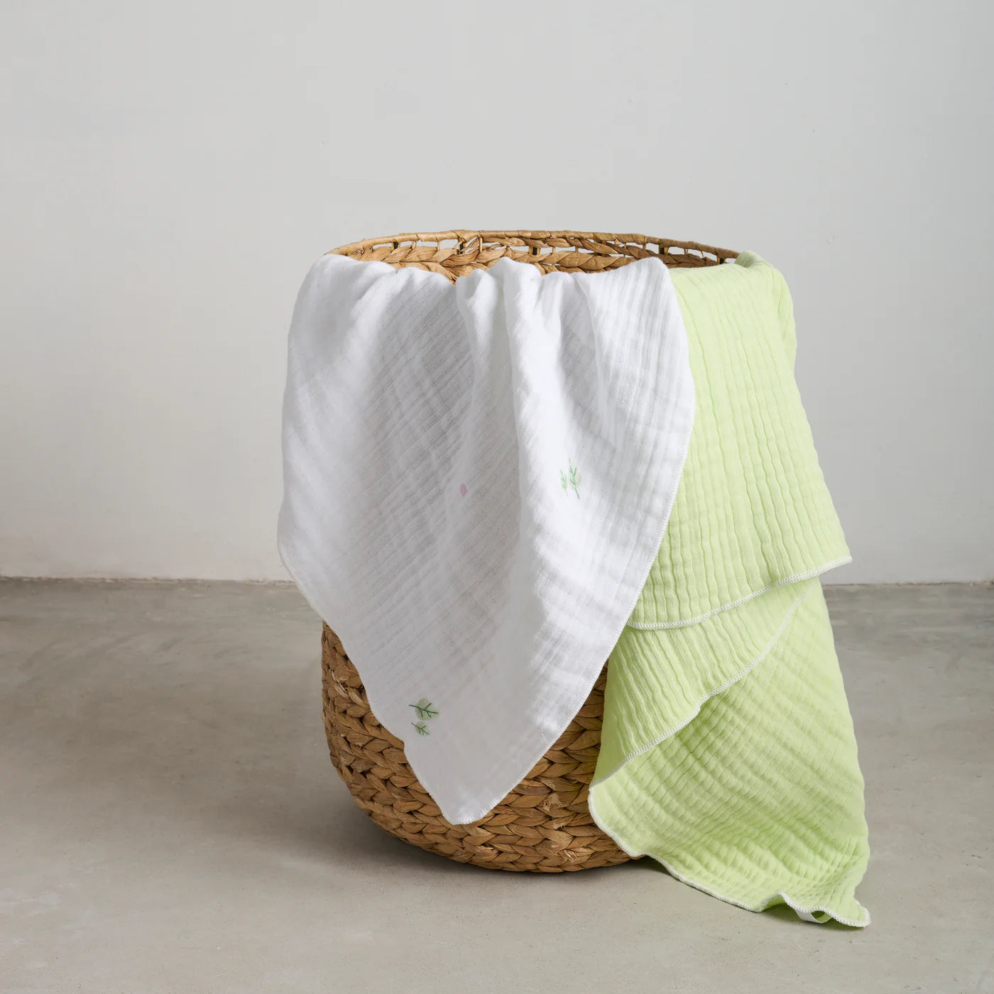 Little Leaf | Cotton Gauze | Bath Set