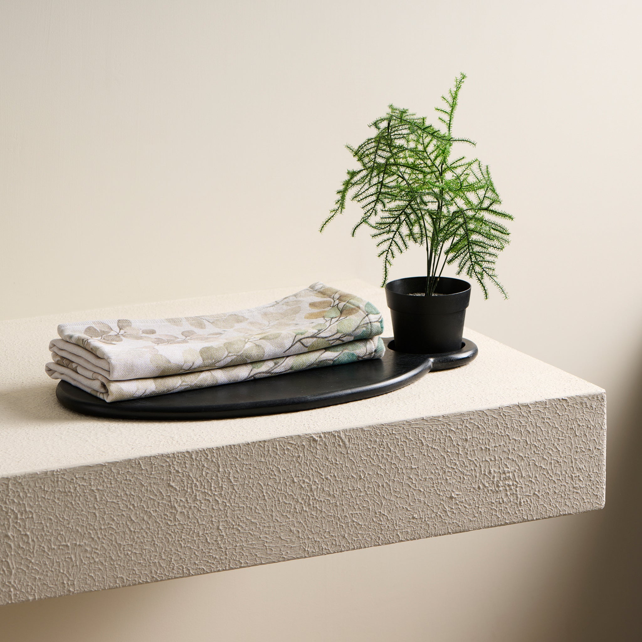 Autumn Print | Cotton Bamboo | Hammam Terry  | Hand Towel