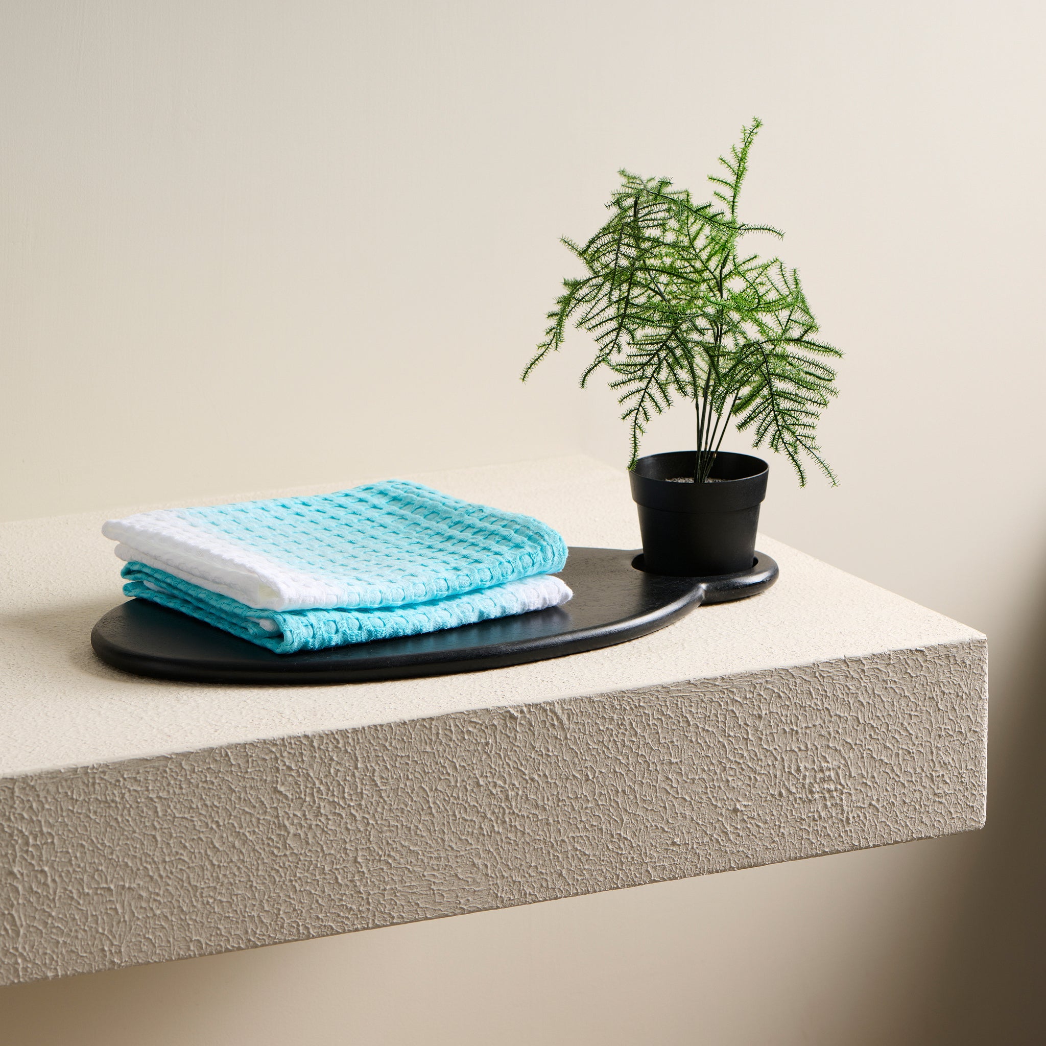Dip Dye | Cotton | Waffle  | Hand Towel