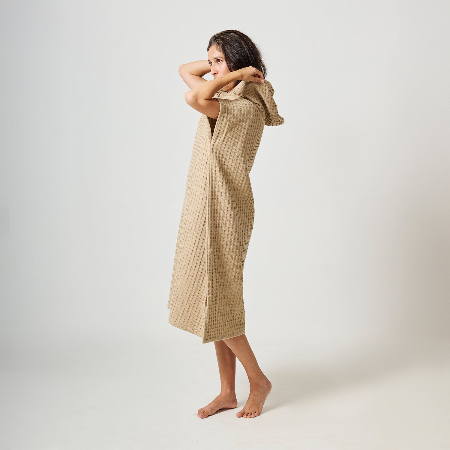 Ease Poncho | Cotton | Waffle | Adult Poncho