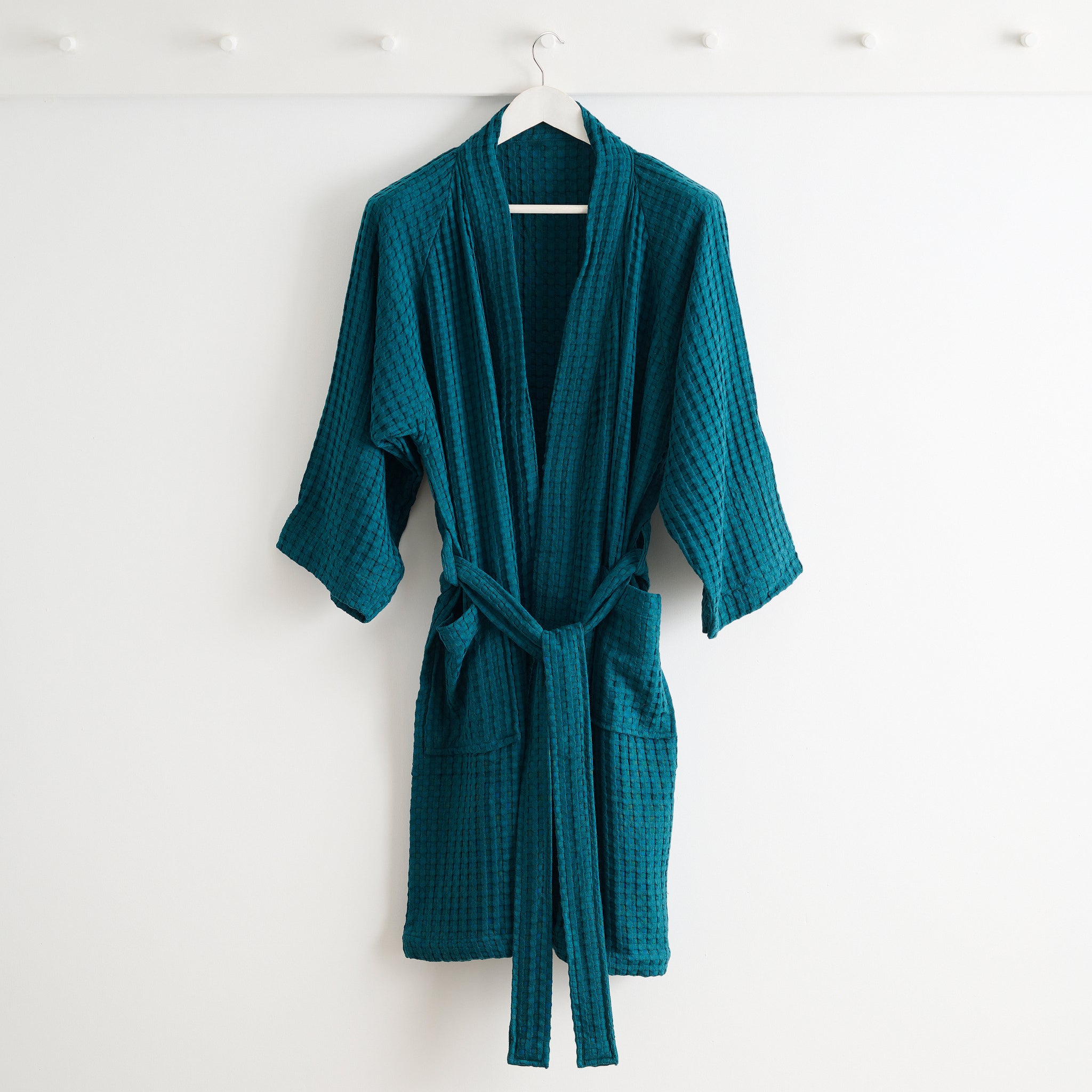 Ease Robe | Raglan Sleeve | Cotton Bamboo | Waffle | Bathrobe
