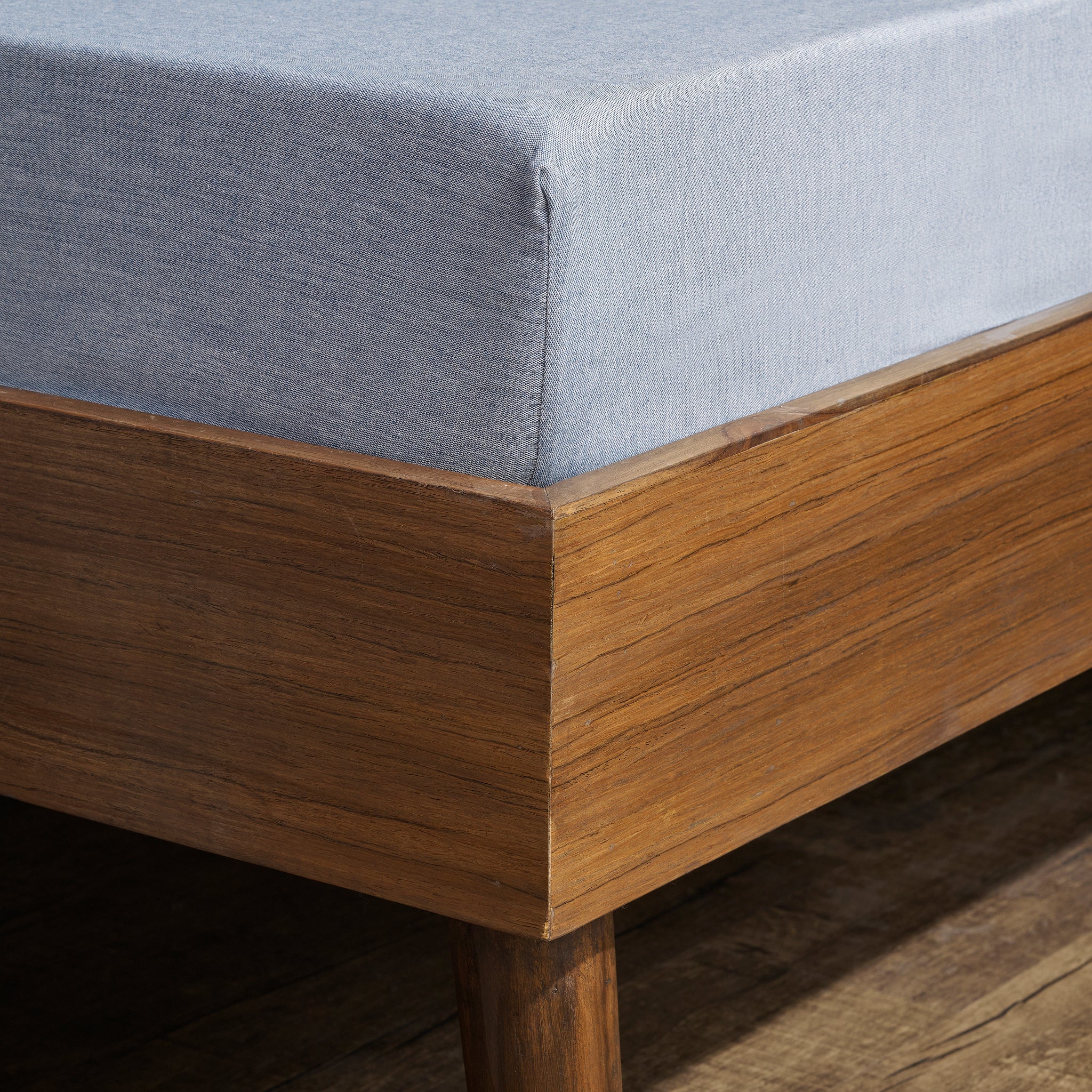 Juniper | Cotton Bamboo | Chambray | Bedsheet