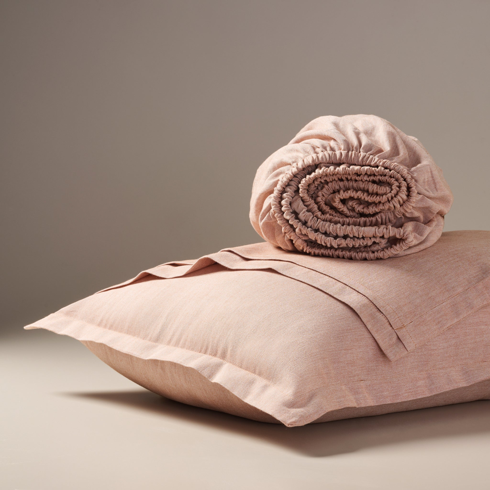 Berry | Cotton Bamboo | Chambray | Bedsheet