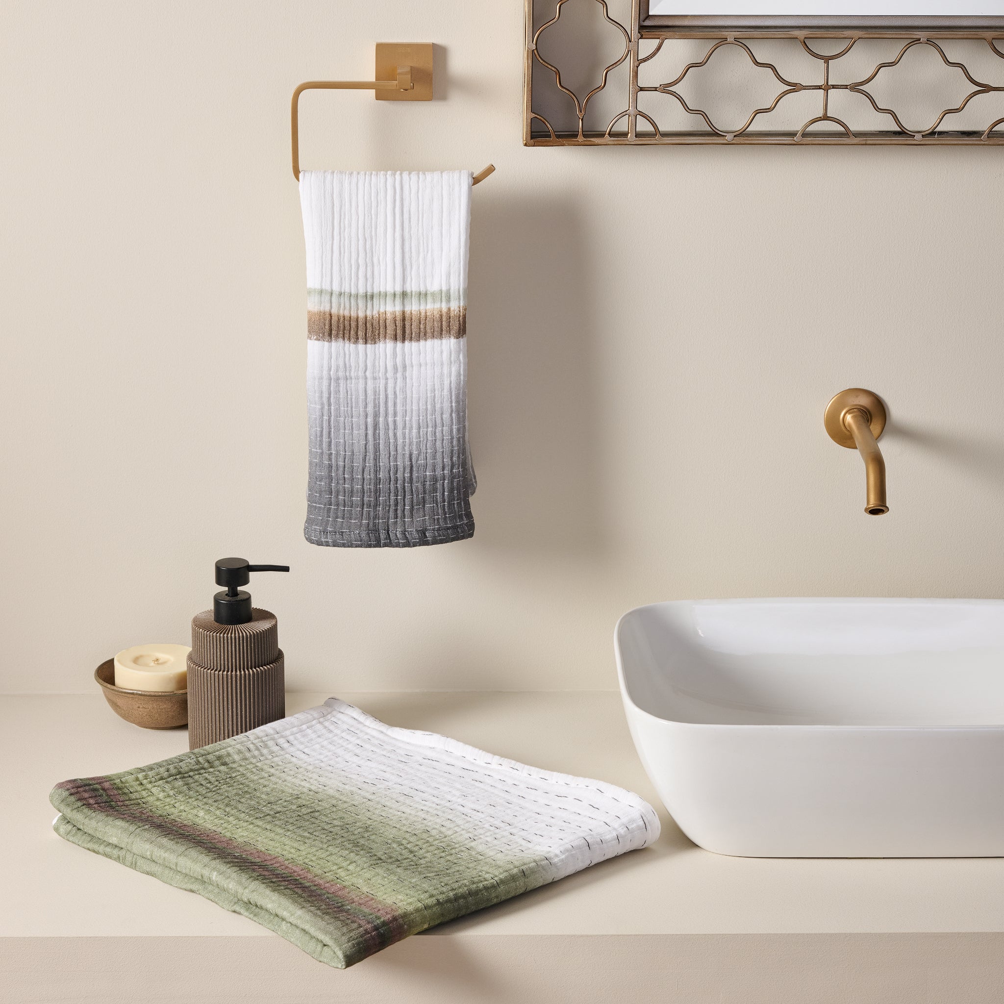Savanna Rain | Cotton Gauze | Towel