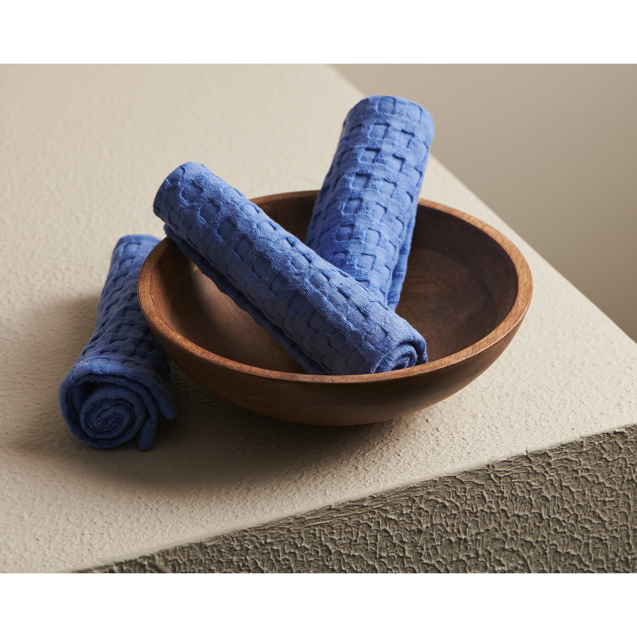 Cobalt | Cotton | Waffle | Face Towel