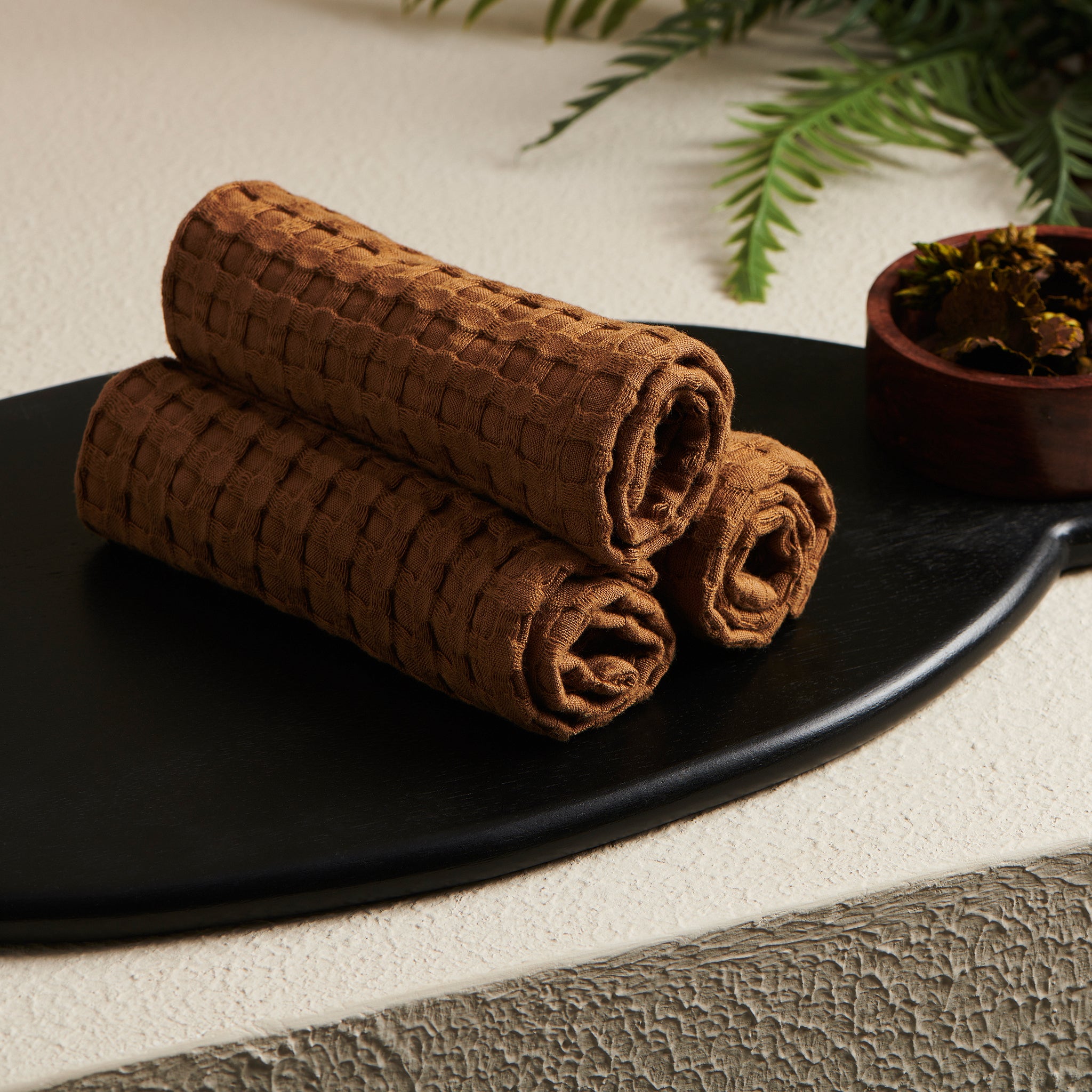 Burlap | Cotton Bamboo | Waffle | Face Towel