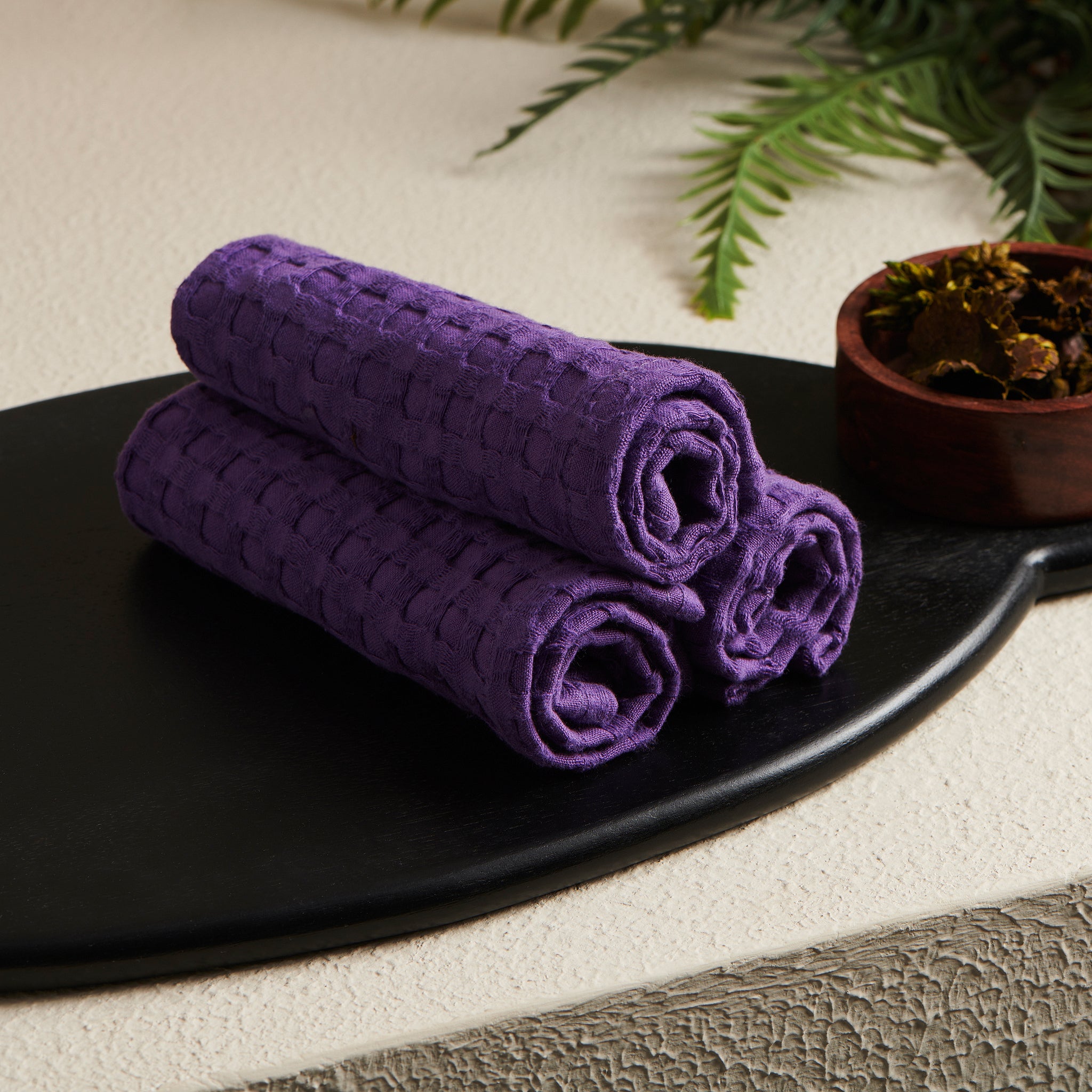 Wild Orchid | Cotton | Waffle | Face Towel