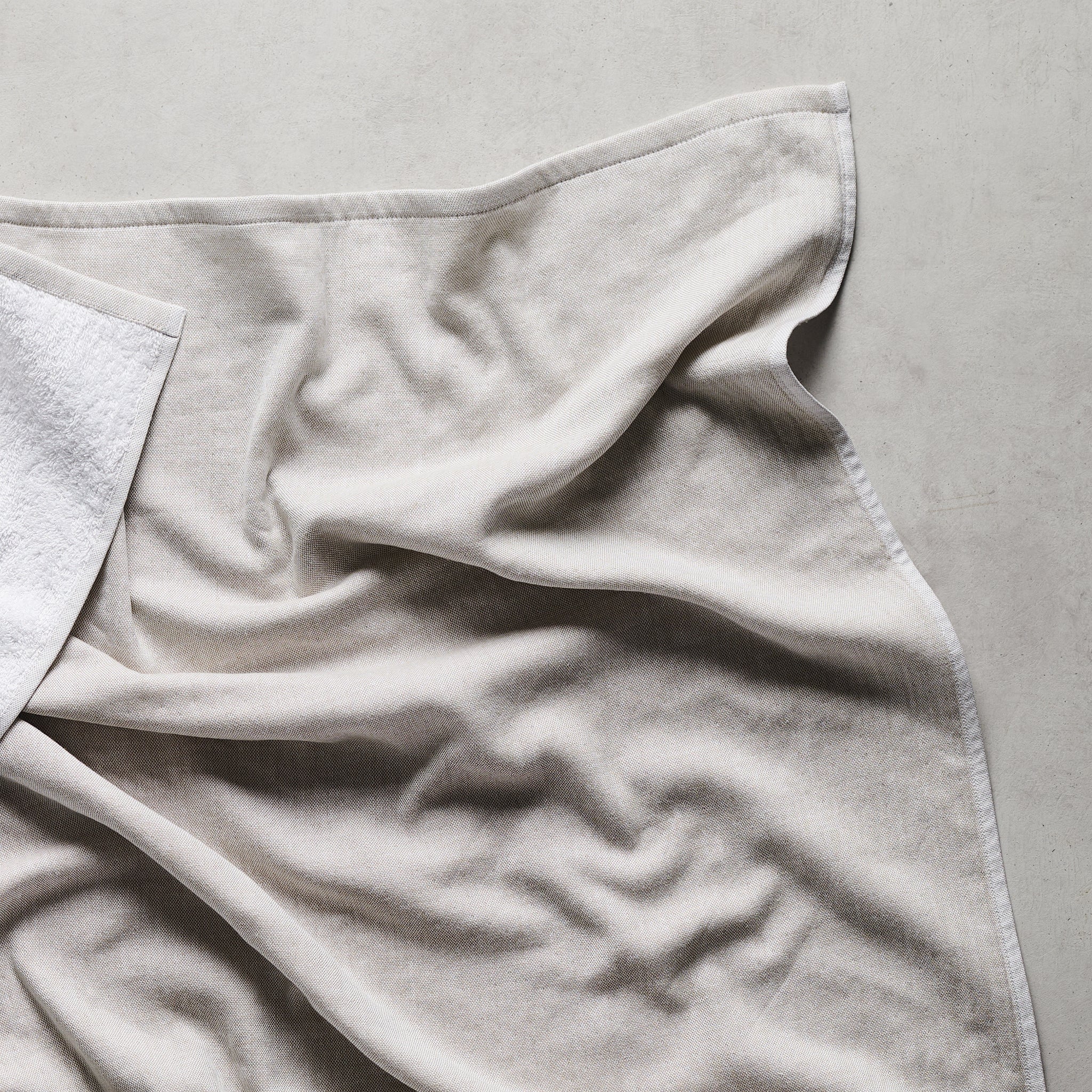 Earth Stucco | Cotton Bamboo | Hammam Terry | XL Bath Towel
