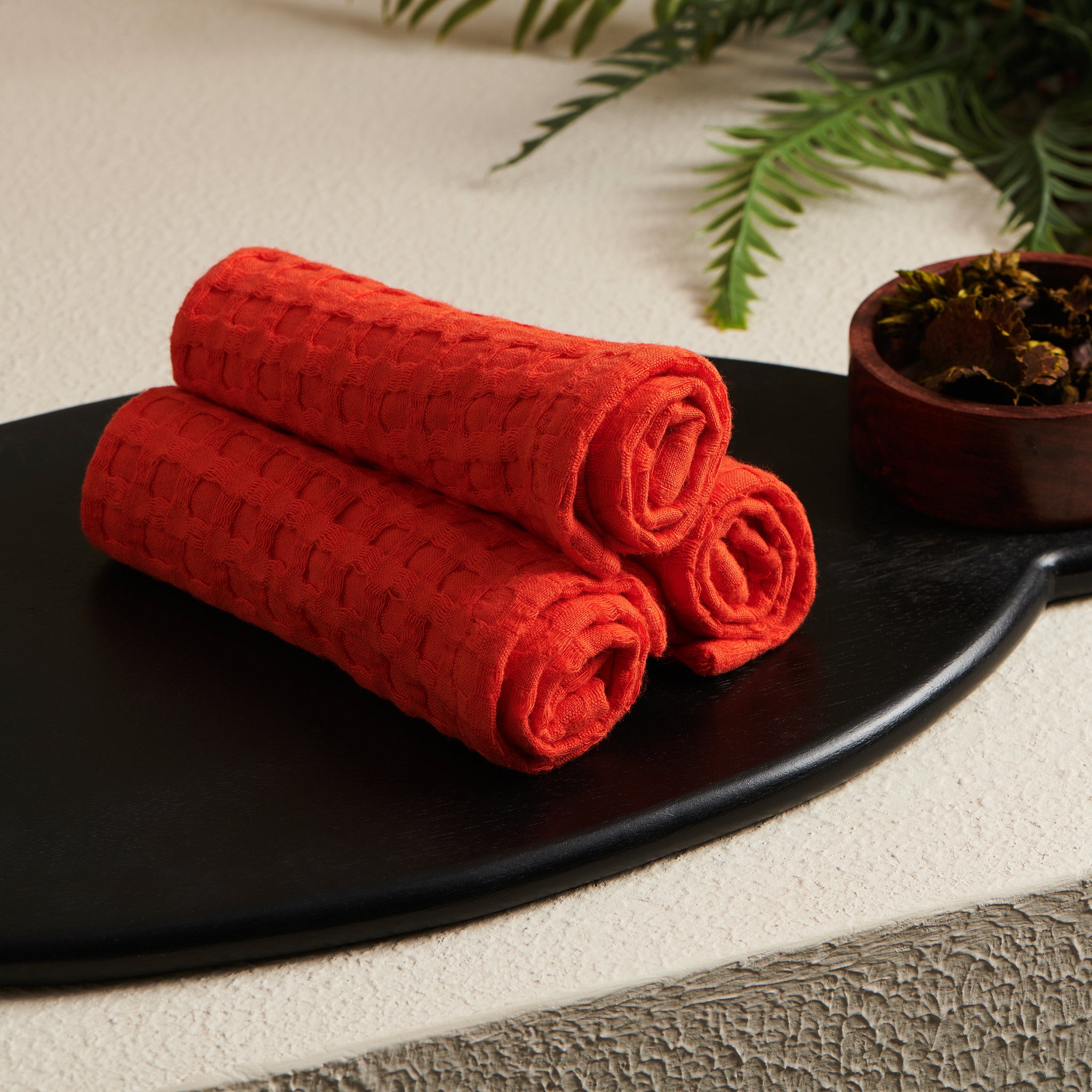 Heliconia | Cotton | Waffle | Face Towel