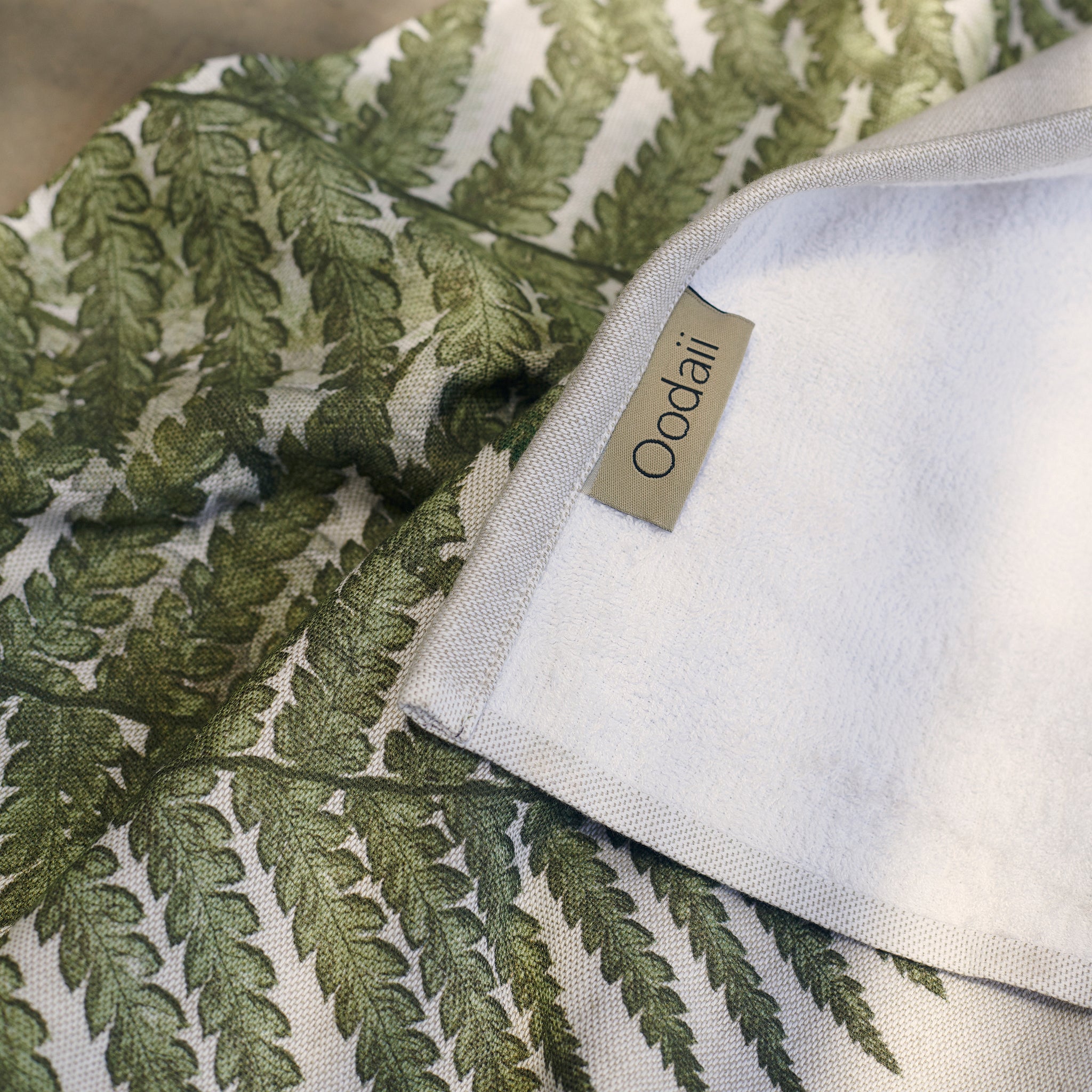 Fern Print | Cotton Bamboo | Hammam Terry | Towel